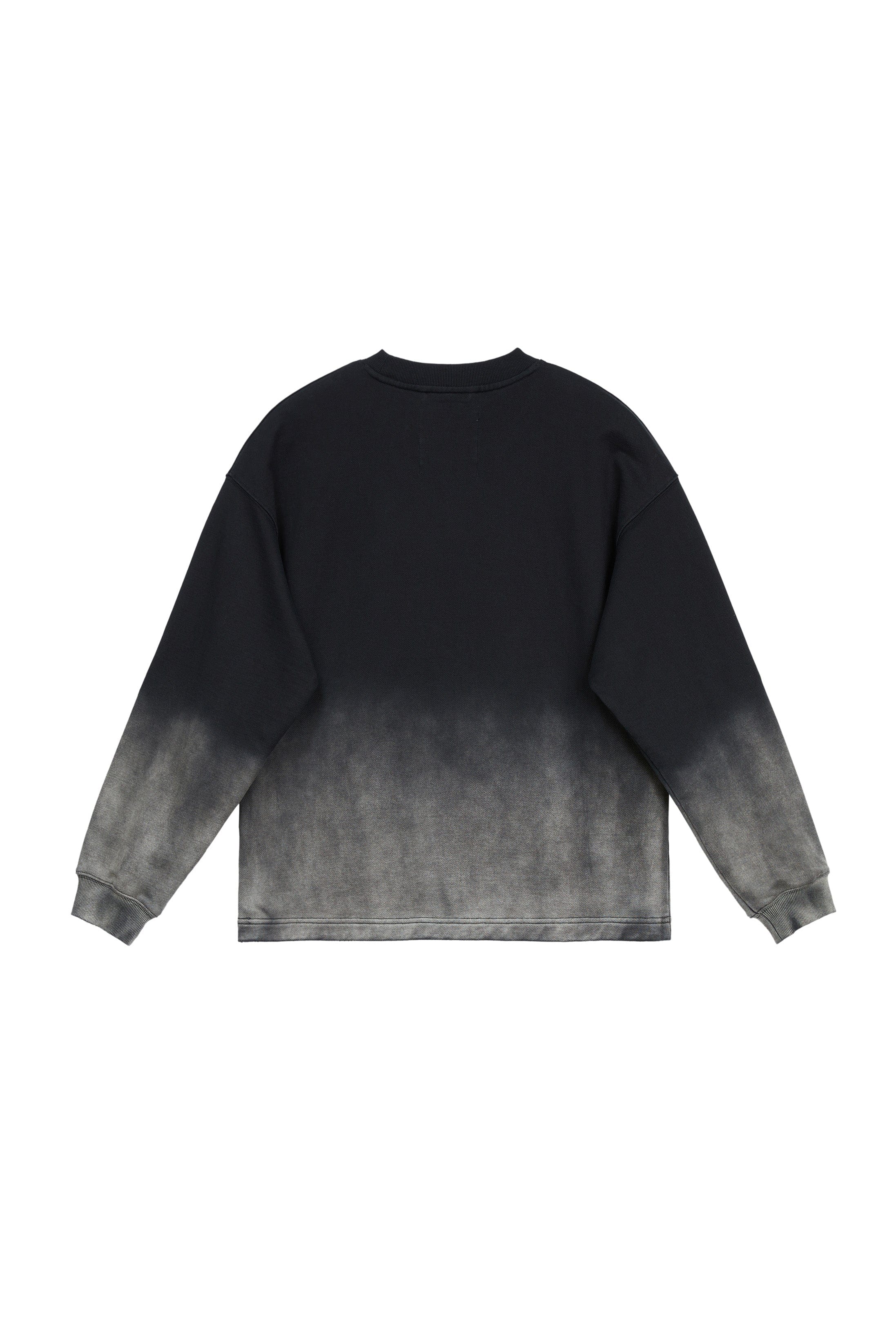VANN VALRENCE Gradient Washed Oversized Sweatshirt