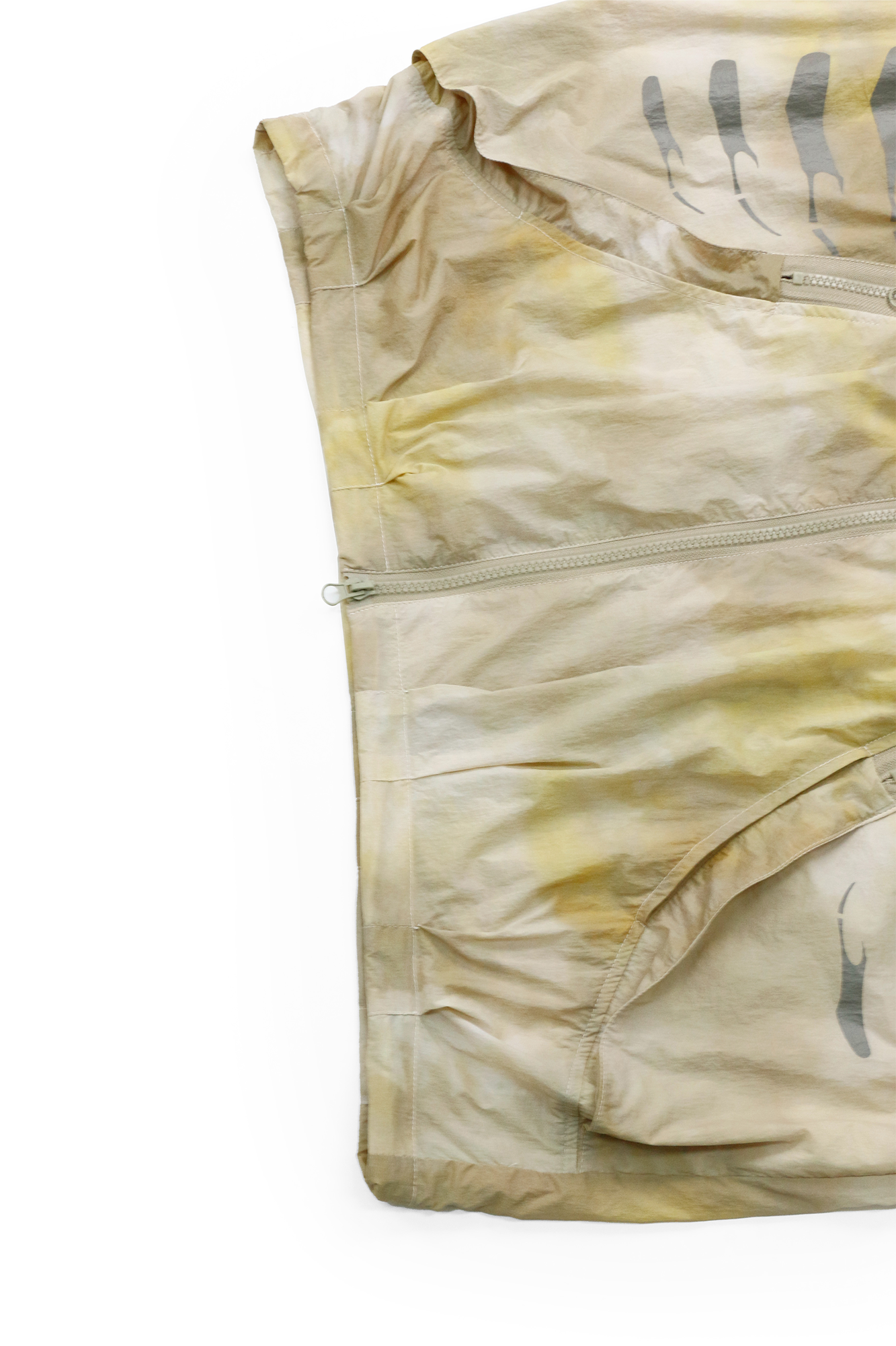 RELABEL Acid-Wash Balloon Hem Hooded Jacket Yellow, premium urban and streetwear designers apparel on PROJECTISR.com, RELABEL