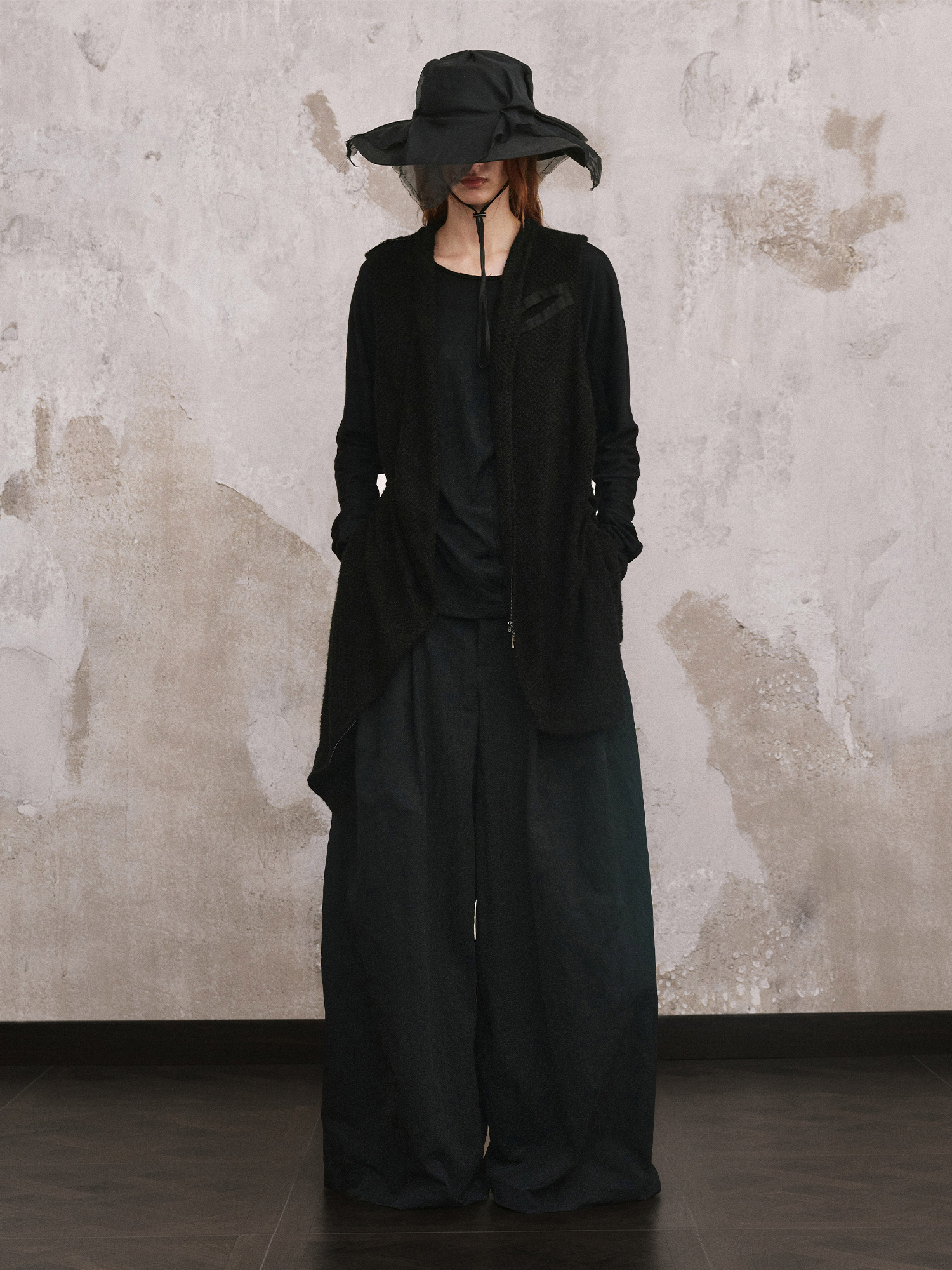 ILNya Nieternite Nifutur Mulberry Silk Veiled Sun Hat