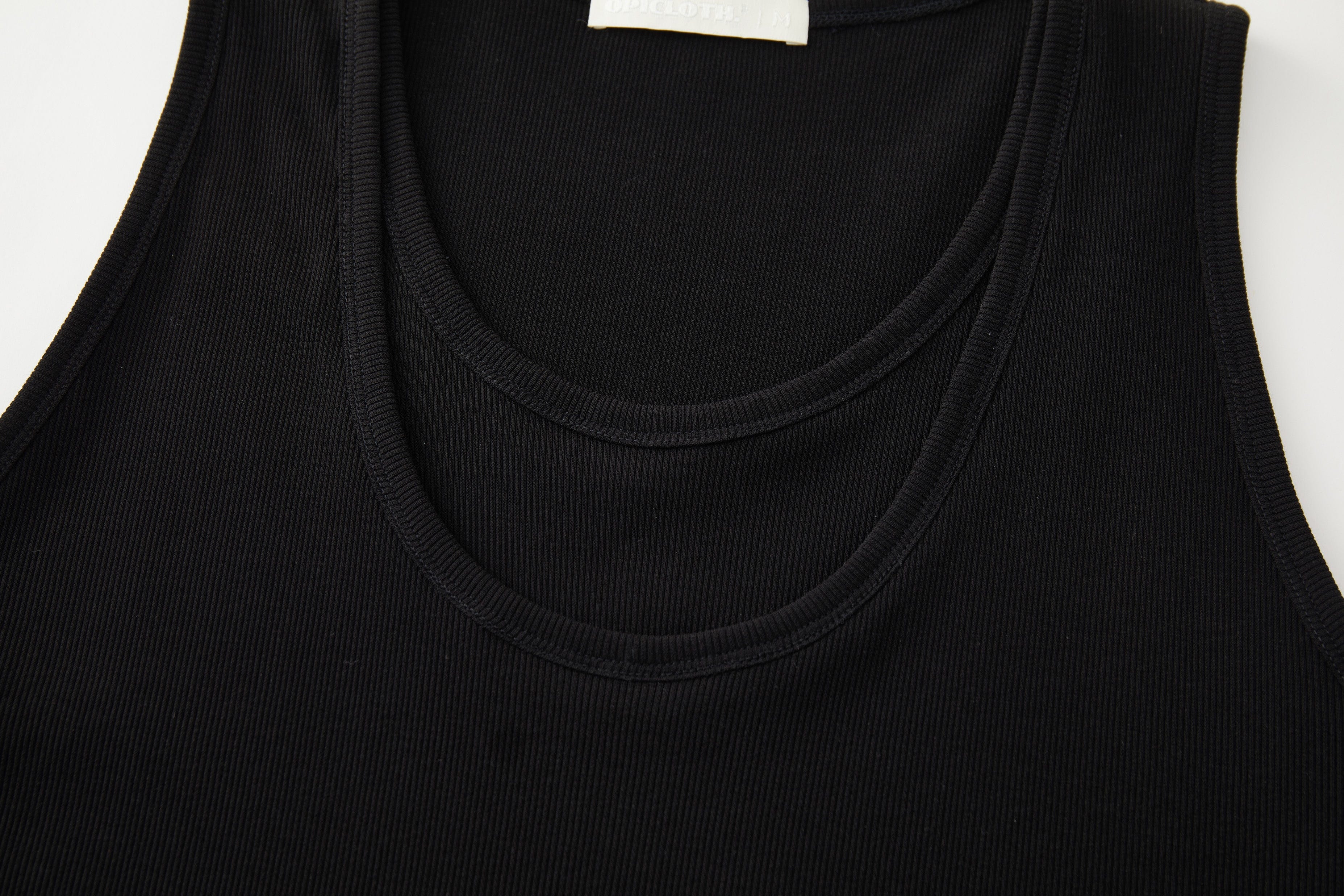 OPICLOTH Double-Layer Ribbed Tank Top, premium urban and streetwear designers apparel on PROJECTISR.com, OPICLOTH