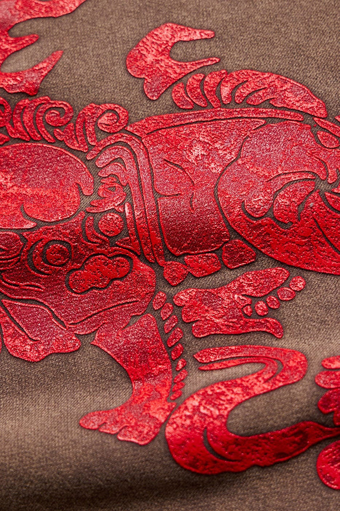 OSCILL Lion Heavyweight Oversized Hoodie, premium urban and streetwear designers apparel on PROJECTISR.com, OSCILL
