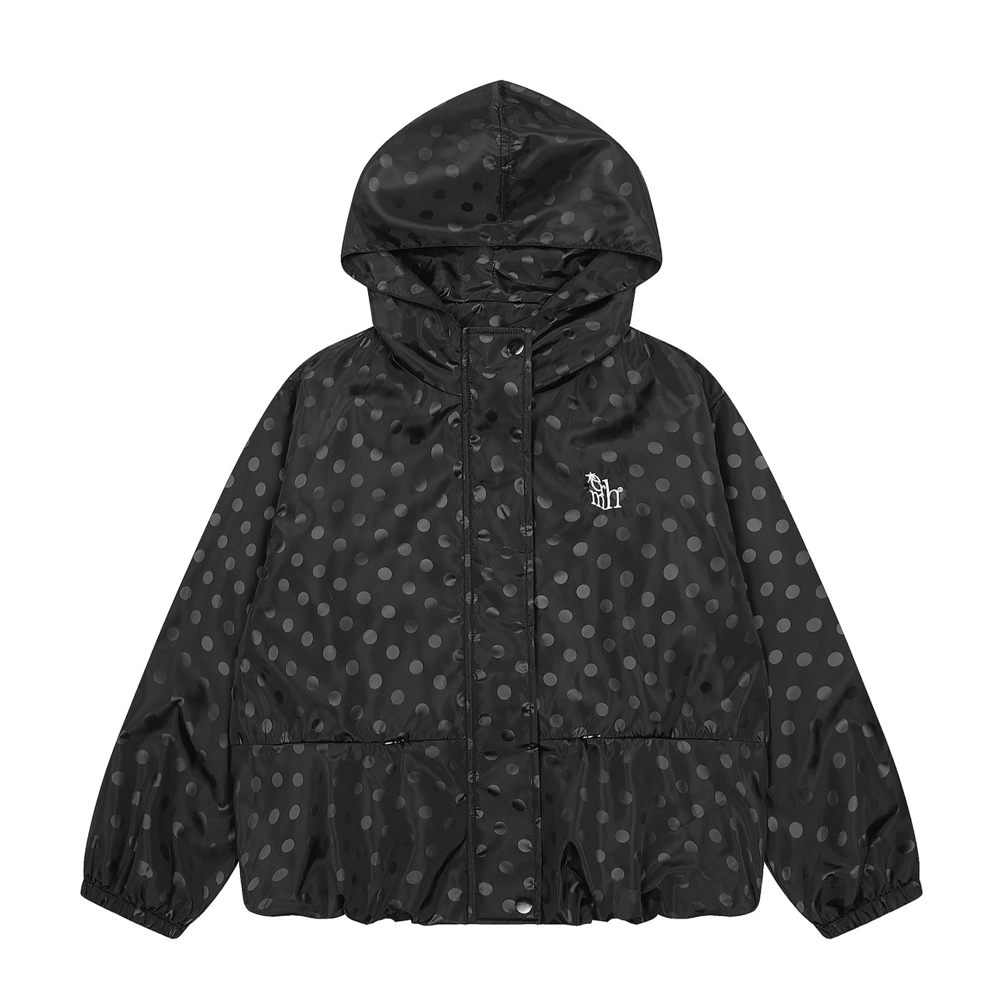 CLP Polka Dot Windproof Hooded Jacket
