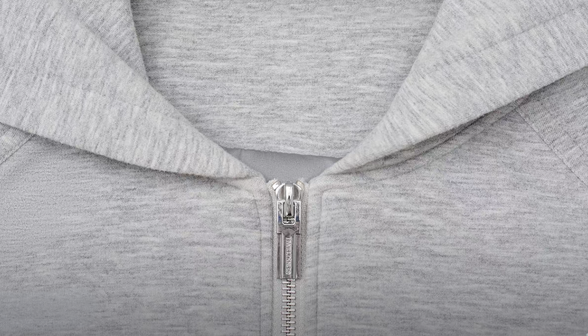 TIWILLTANG Structured Hooded Cropped Sweatshirt