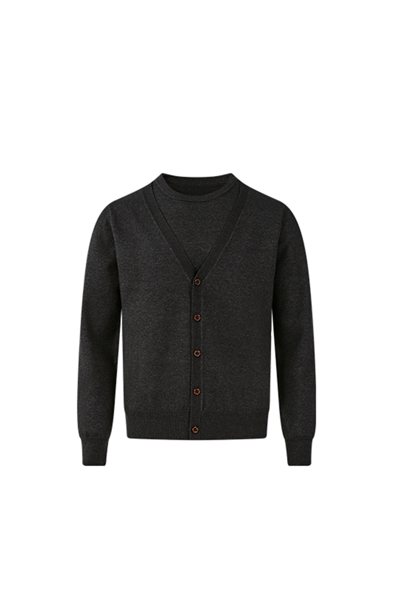 KREATE Essential Double-Layer Knit Cardigan, premium urban and streetwear designers apparel on PROJECTISR.com, KREATE