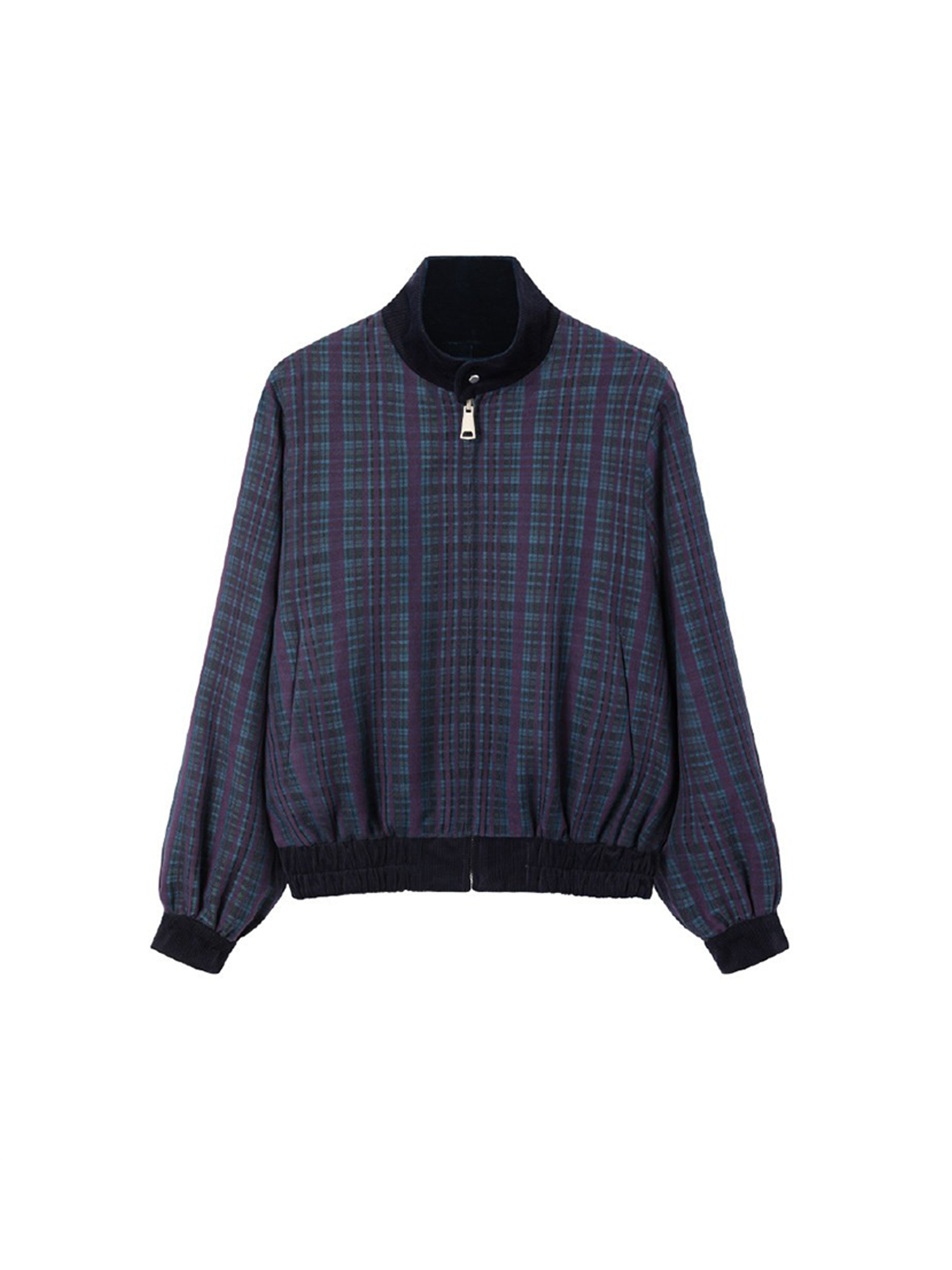 ALVNG AR ANTS Reversible Velvet Plaid Jacket