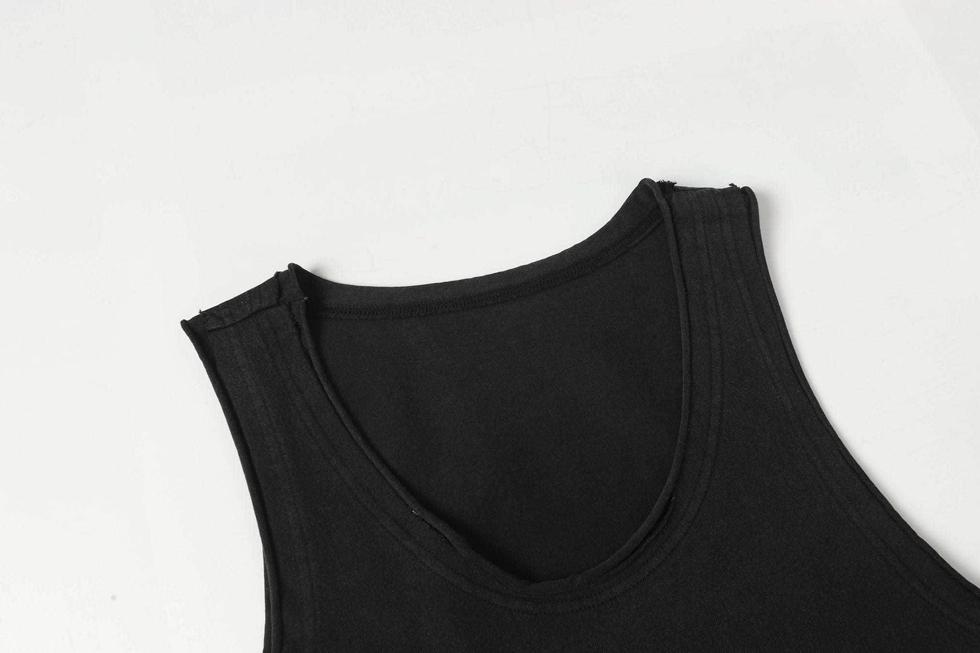 CLP Essential Washed Raw-Edge Tank Top, premium urban and streetwear designers apparel on PROJECTISR.com, CLP