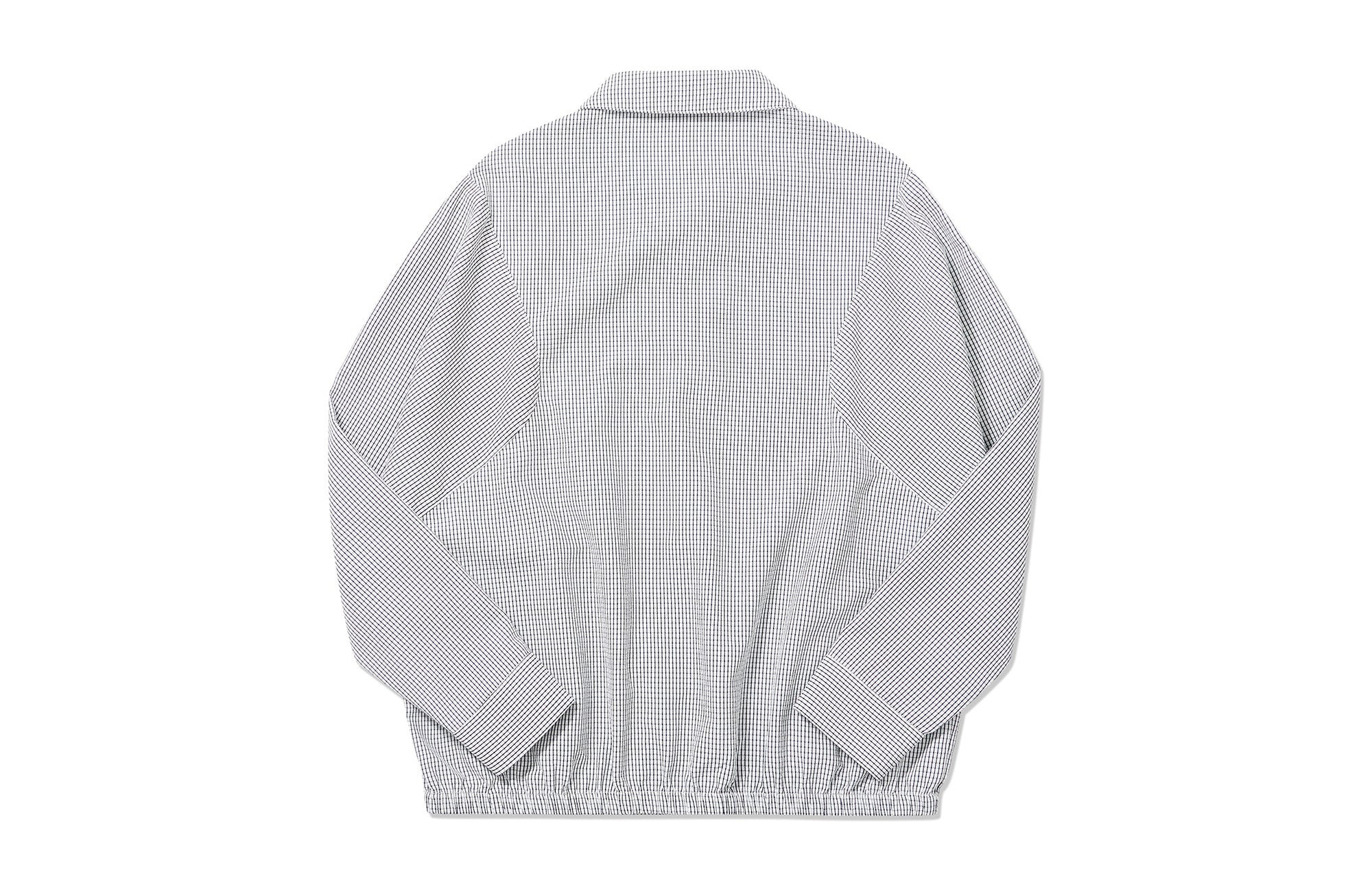 7440 37 1 Grid Check Batwing Sleeves Shirt, premium urban and streetwear designers apparel on PROJECTISR.com, 7440 37 1