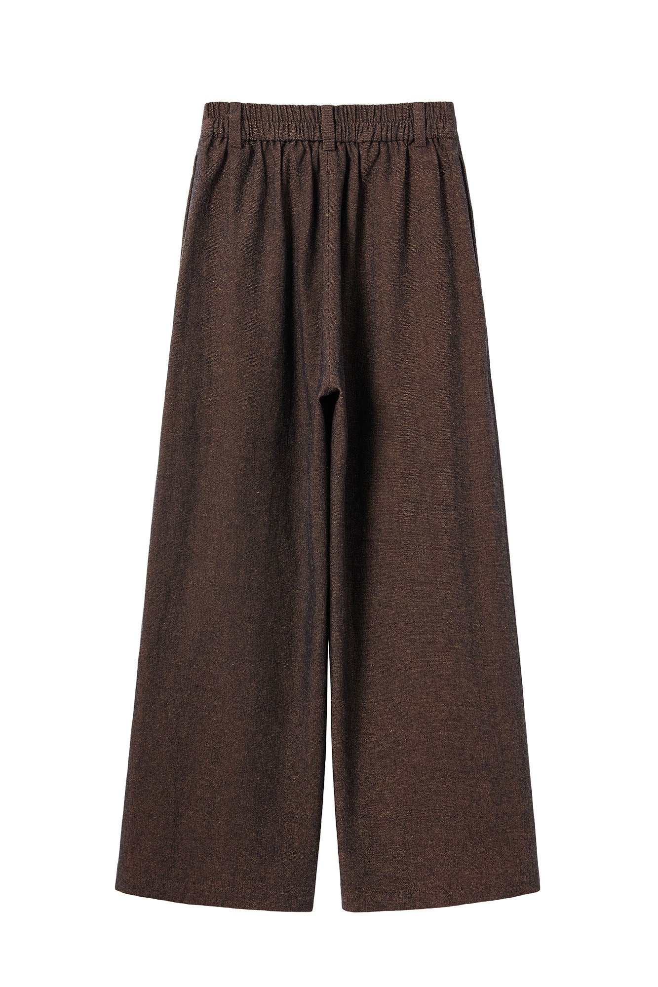 ALVNG AR ANTS Essential Pleats Linen-Blend Wide-Leg Pants, premium urban and streetwear designers apparel on PROJECTISR.com, ALVNG AR ANTS
