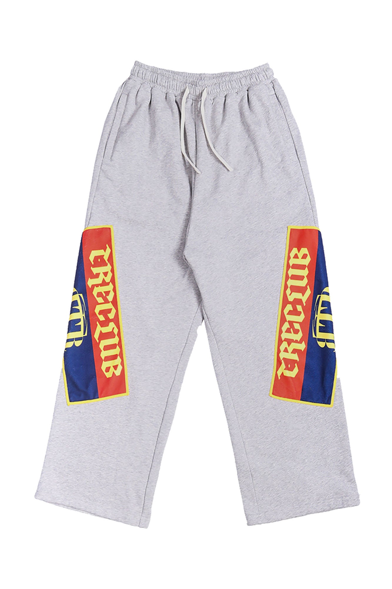 TRECLUB Graphic Patch Oversized Sweatpants