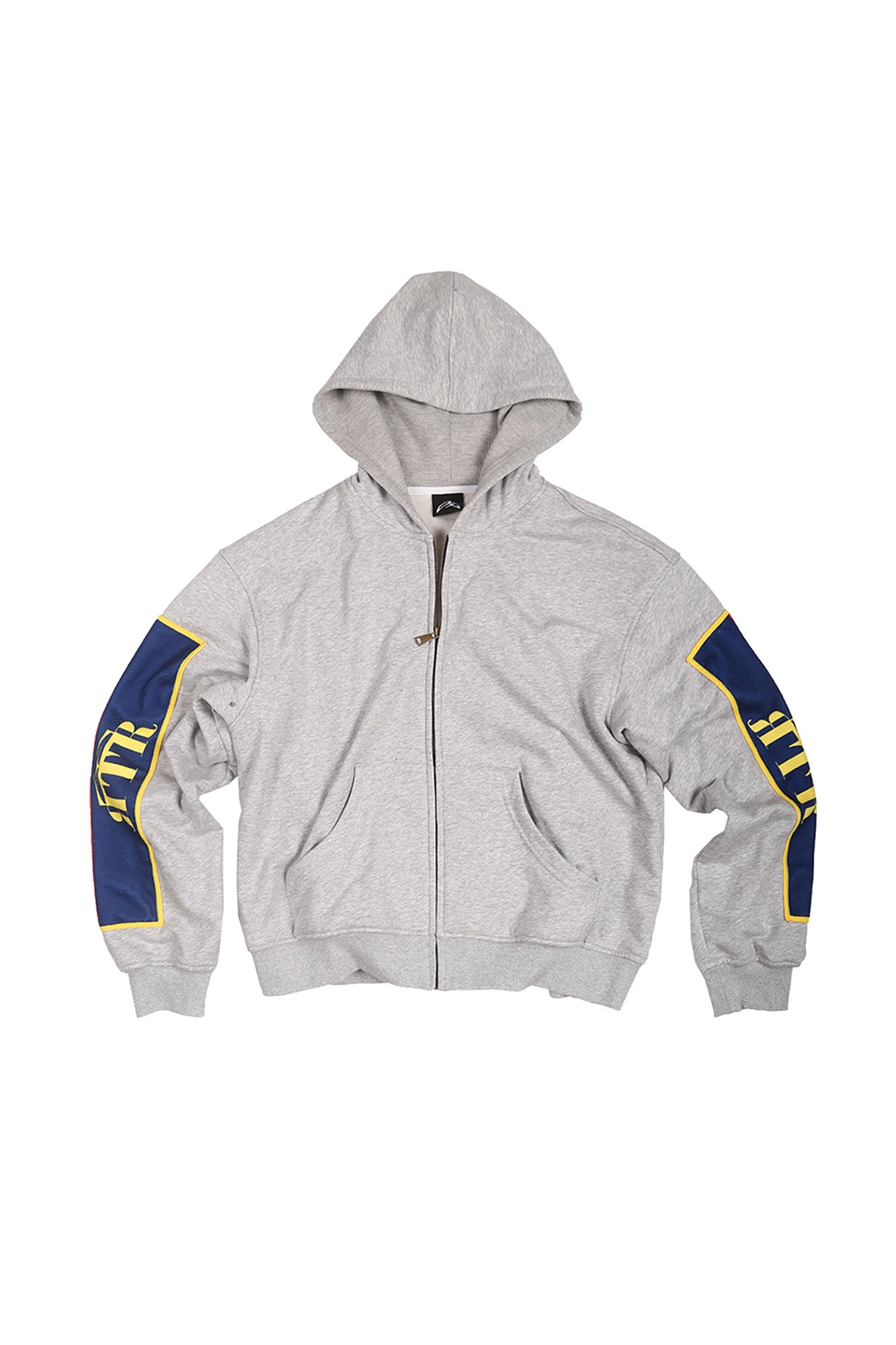 TRECLUB Graphic Patch Zip-Up Hoodie