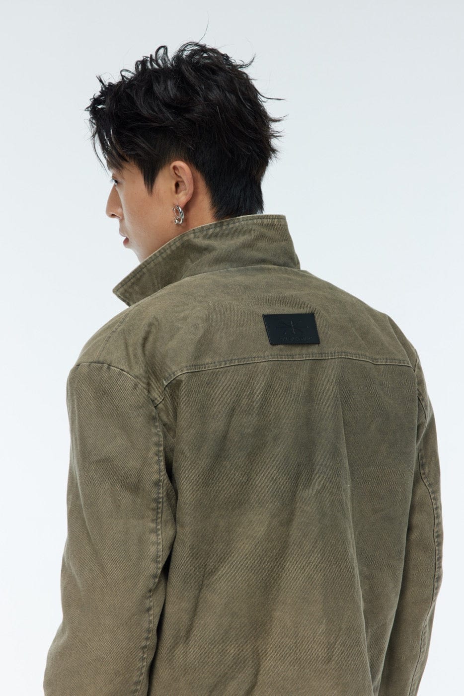 WHISTLEHUNTER Faded Cropped Jacket, premium urban and streetwear designers apparel on PROJECTISR.com, WHISTLEHUNTER