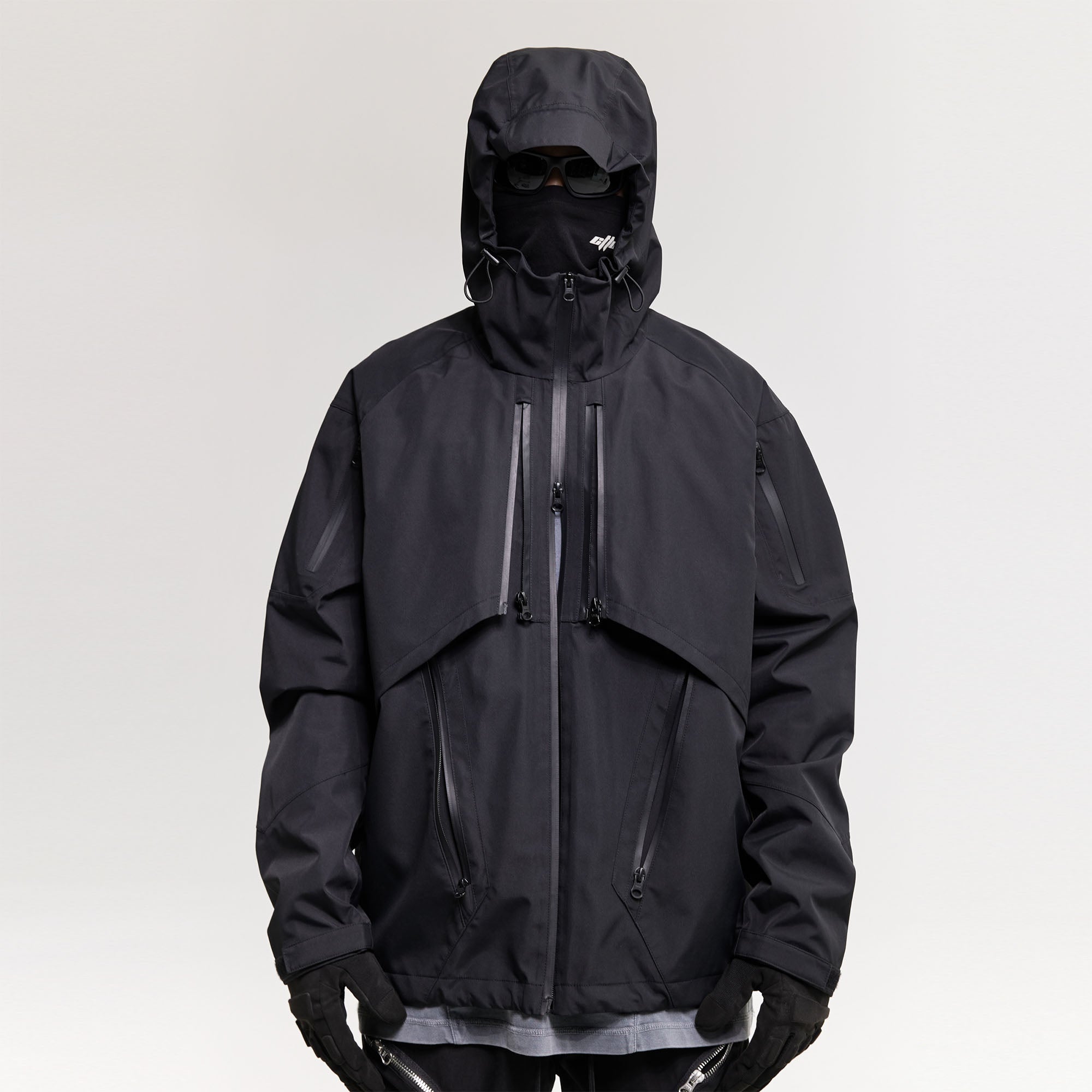 CATSSTAC Layered Multi-Pocket Waterproof Hooded Jacket, premium urban and streetwear designers apparel on PROJECTISR.com, CATSSTAC