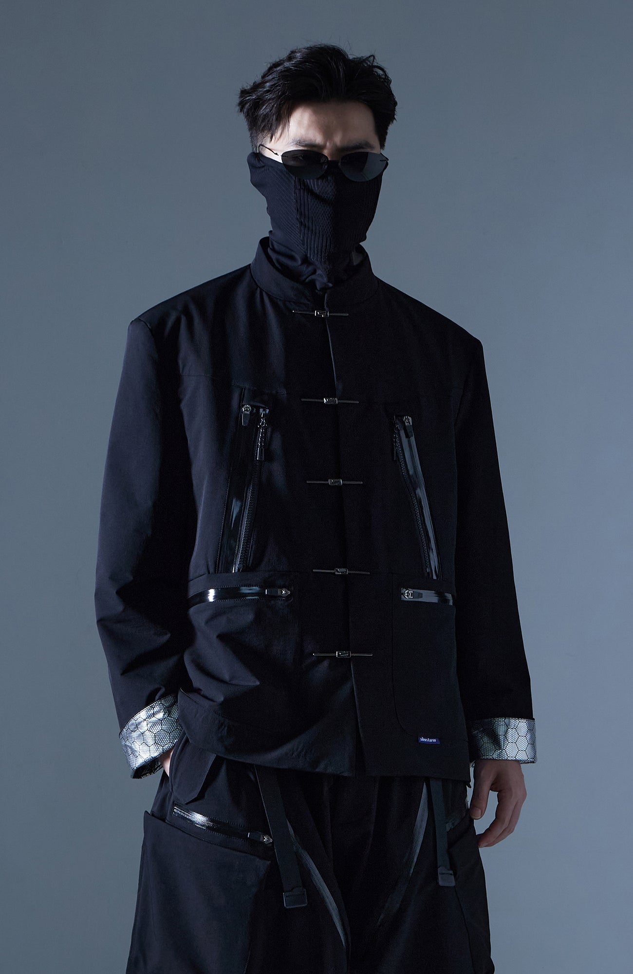 SILENSTORM Multi-Pockets Mandarin Waterproof Jacket