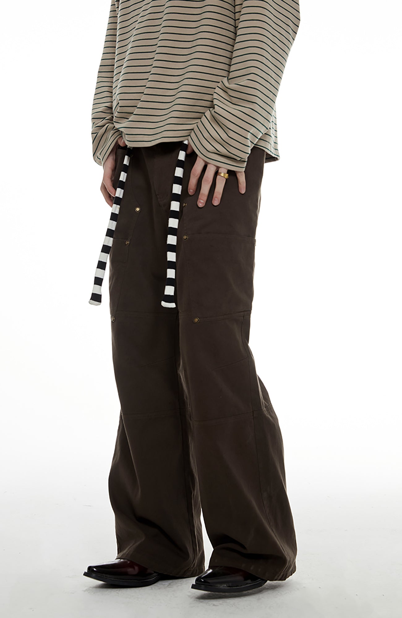 PASET Retro Utility Panel Pants