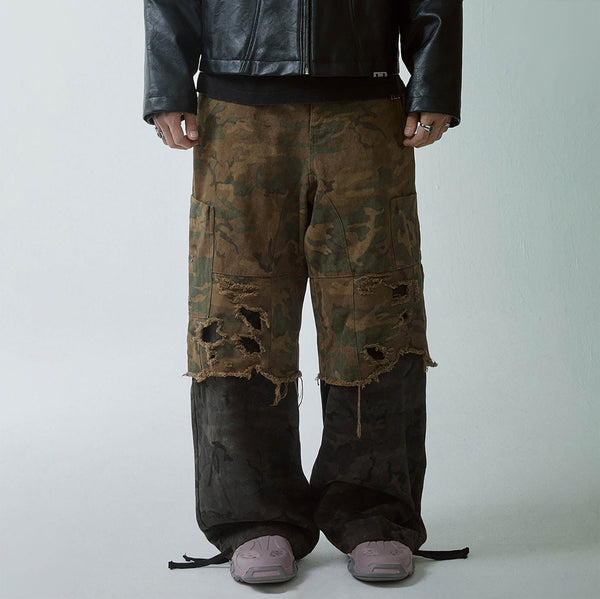 Project GR Project G/R 3 Layered Cargo Pants Camo Sz 2 | Grailed