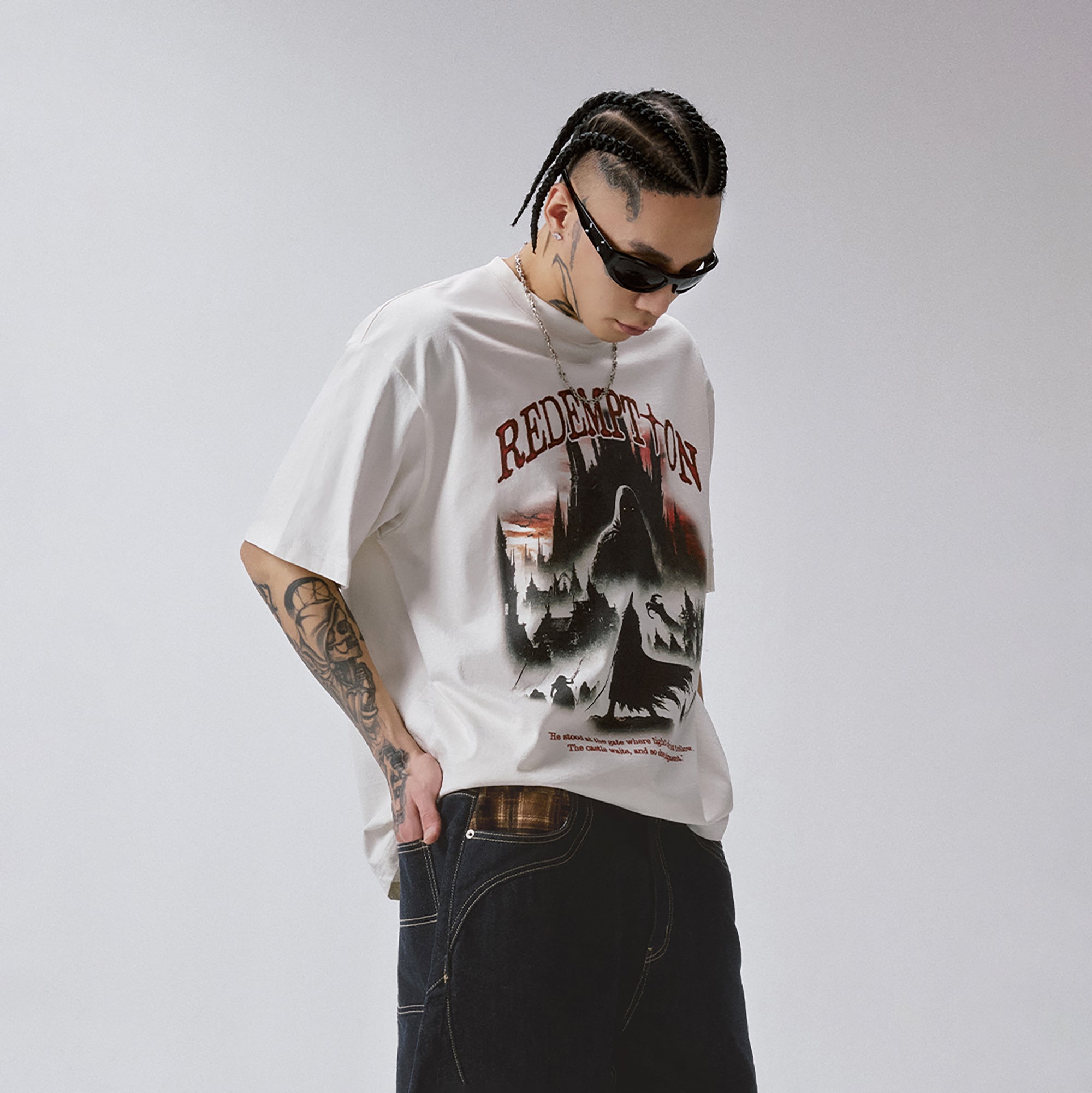 F2CE Punk Graphic Tee, premium urban and streetwear designers apparel on PROJECTISR.com, F2CE