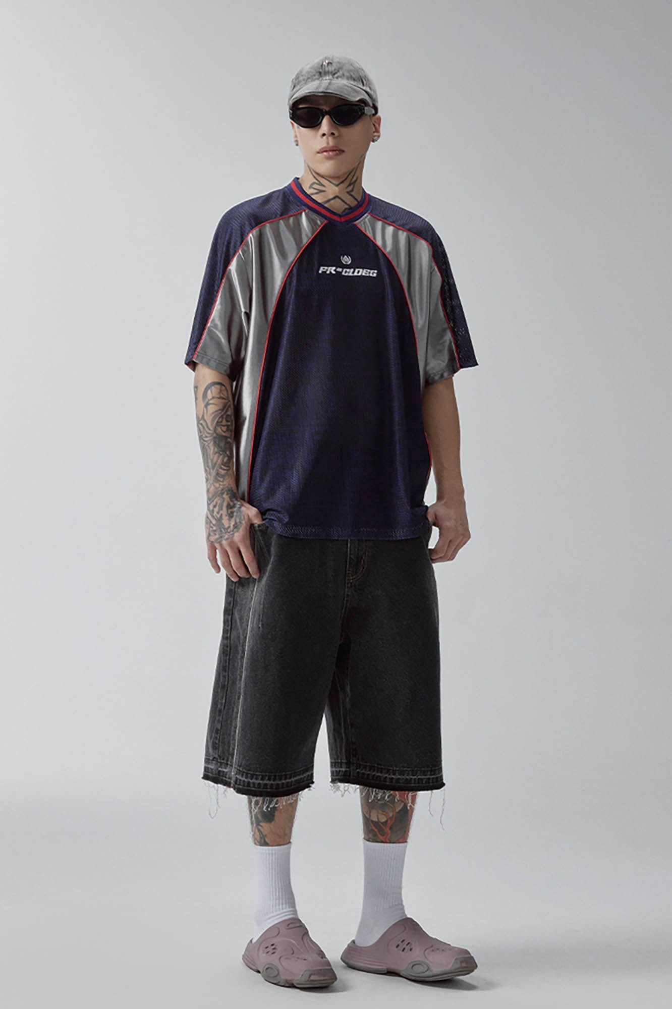 F2CE Mesh Contrast-Panel Quick-Dry Jersey