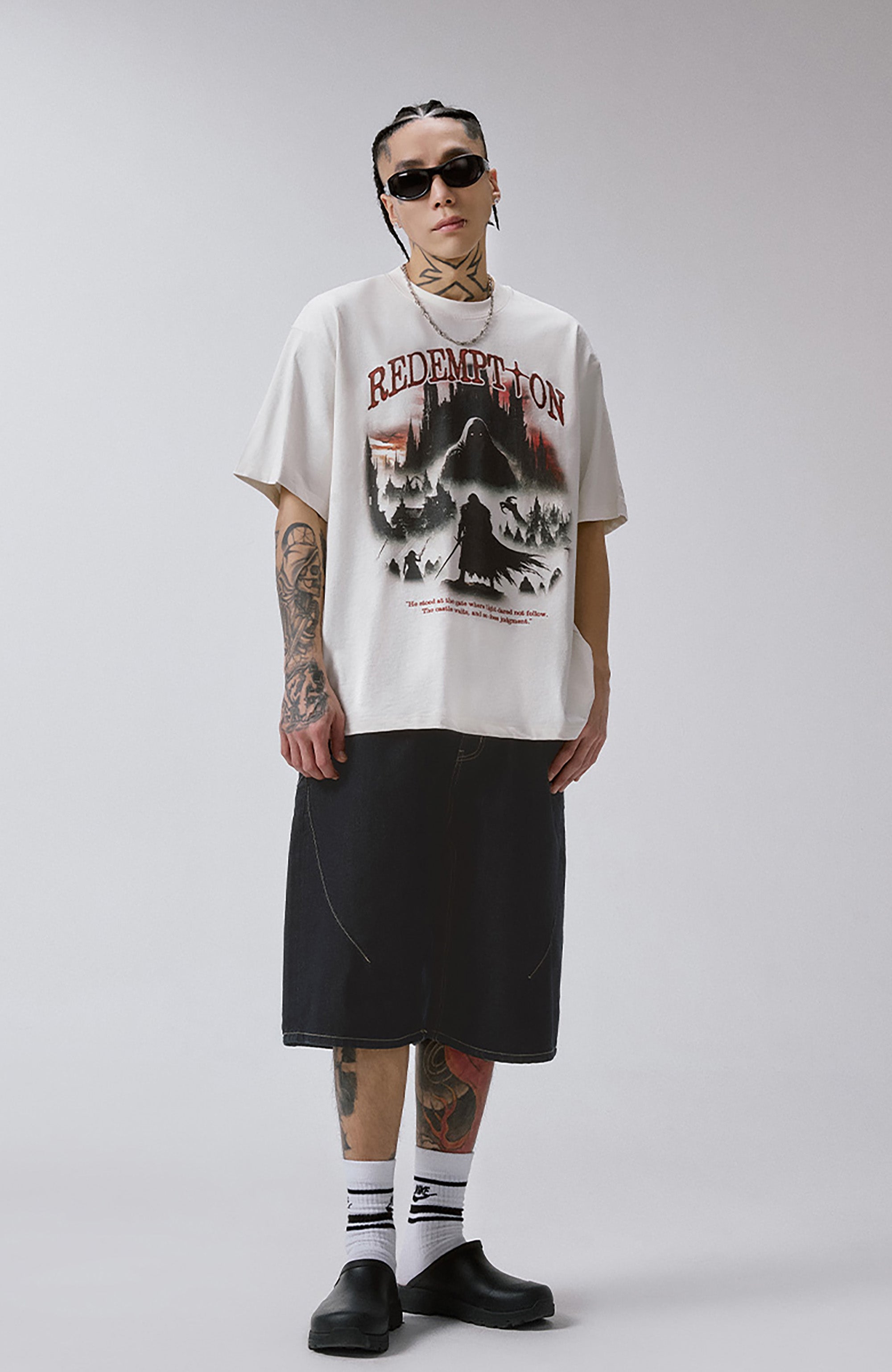 F2CE Punk Graphic Tee, premium urban and streetwear designers apparel on PROJECTISR.com, F2CE