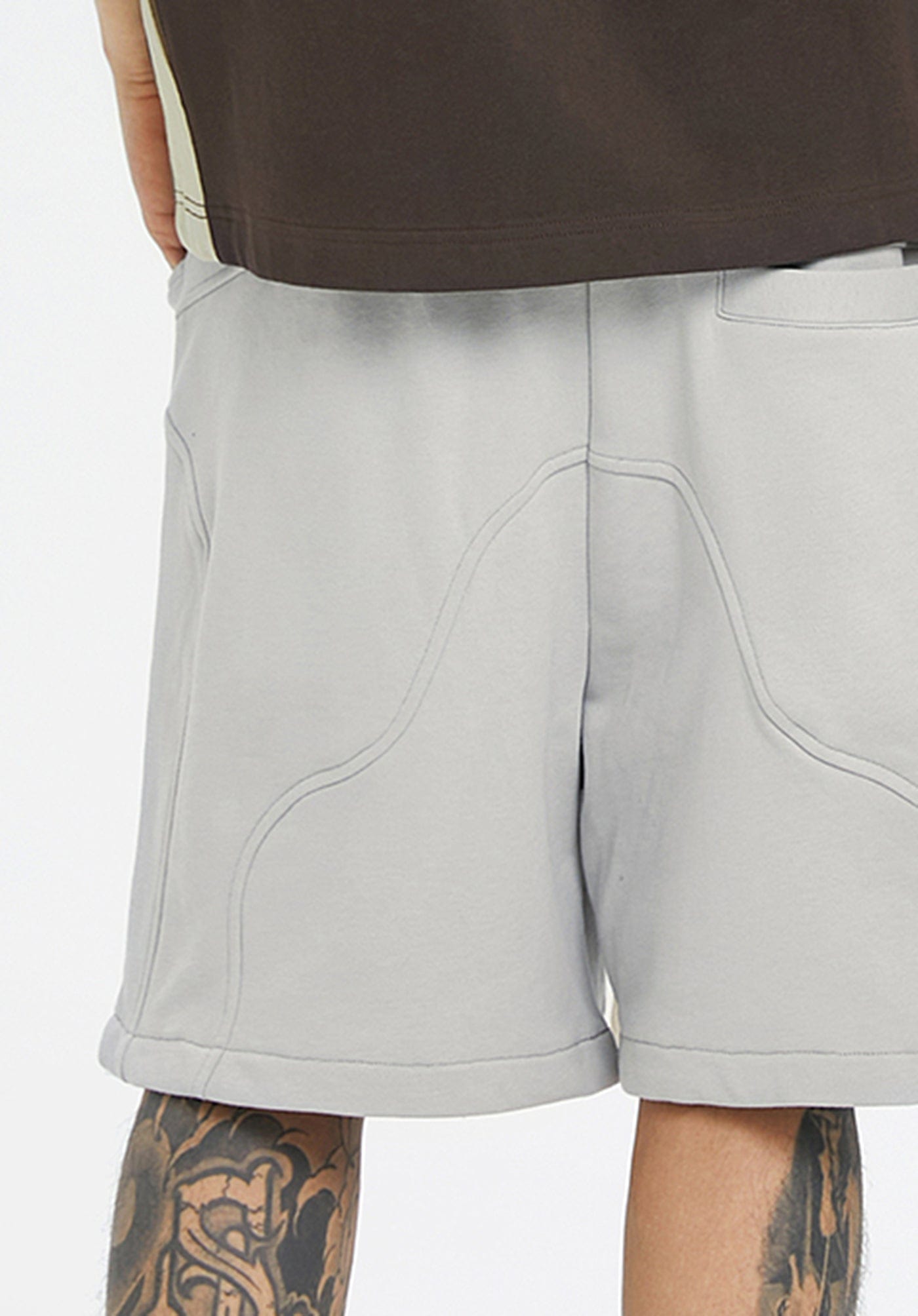 F2CE Modern Multi-Layerd Zipper Pocket Shorts, premium urban and streetwear designers apparel on PROJECTISR.com, F2CE