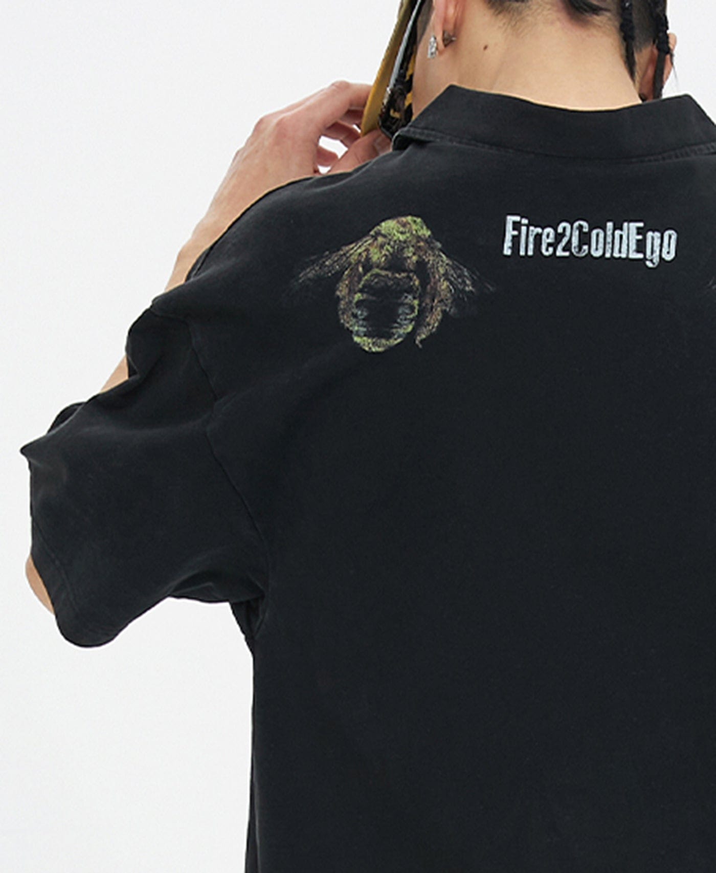 F2CE Pretentious Graphics Polo T-Shirt, premium urban and streetwear designers apparel on PROJECTISR.com, F2CE