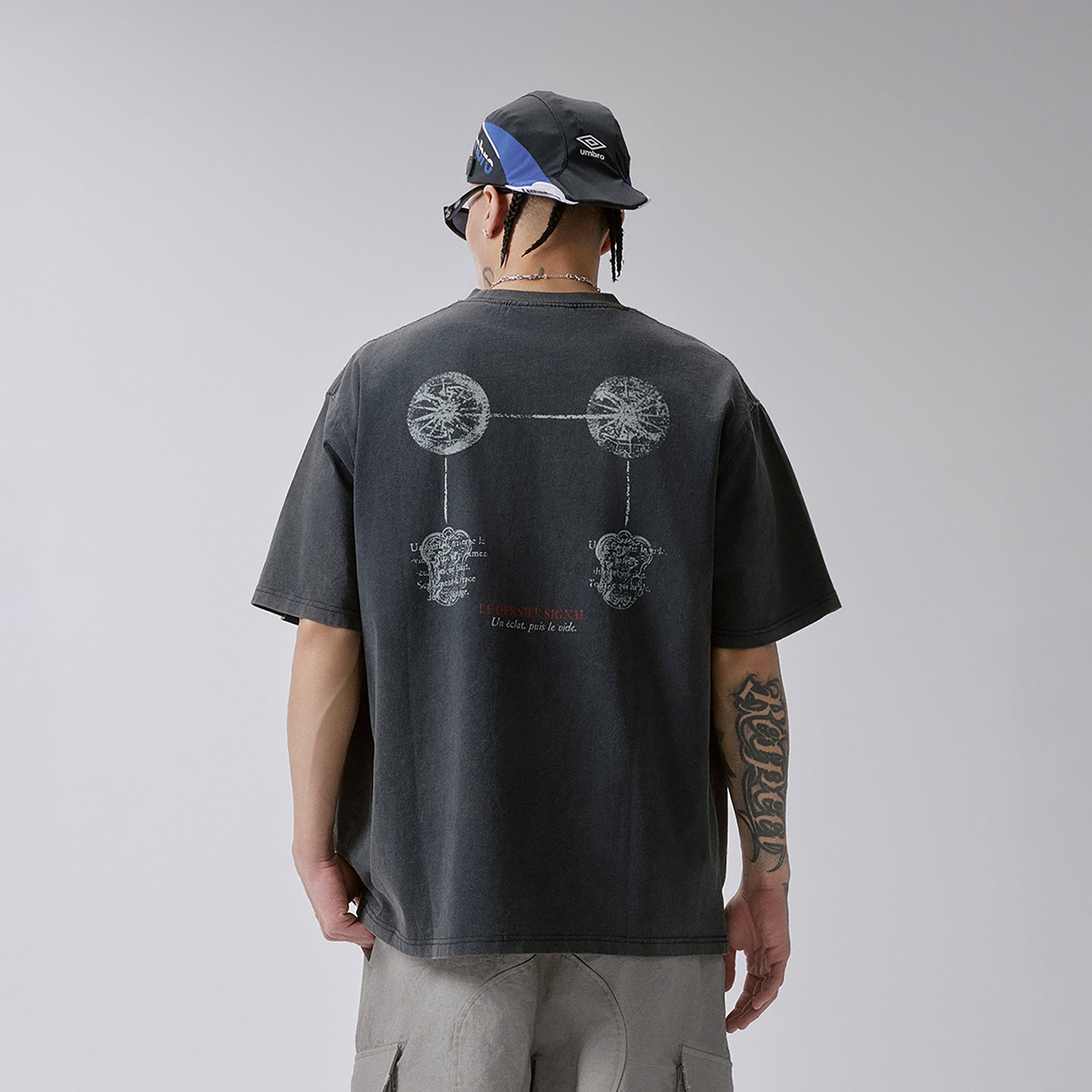 F2CE Washed Void Figure Graphic Tee, premium urban and streetwear designers apparel on PROJECTISR.com, F2CE