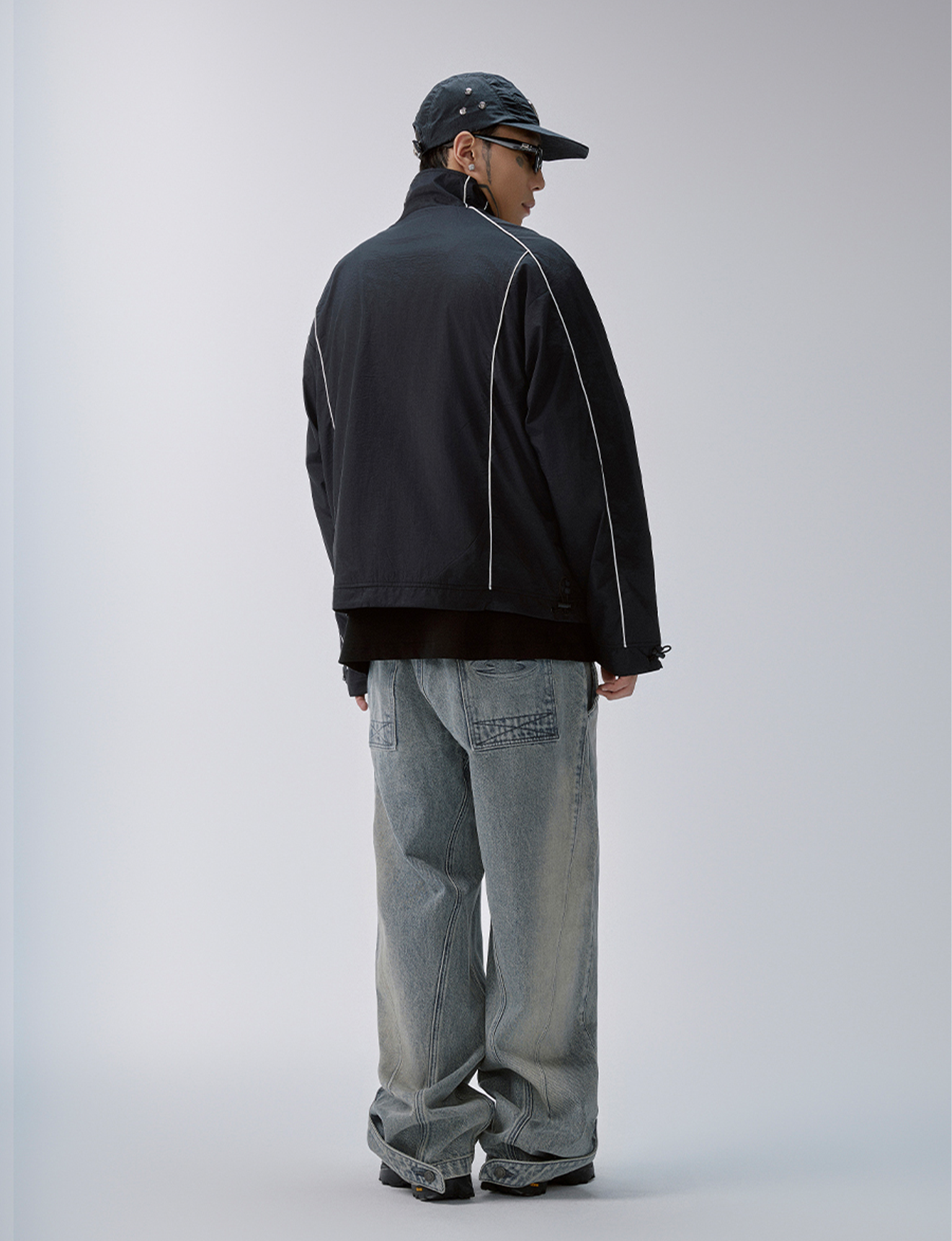 F2CE Contrast Piped Track Jacket