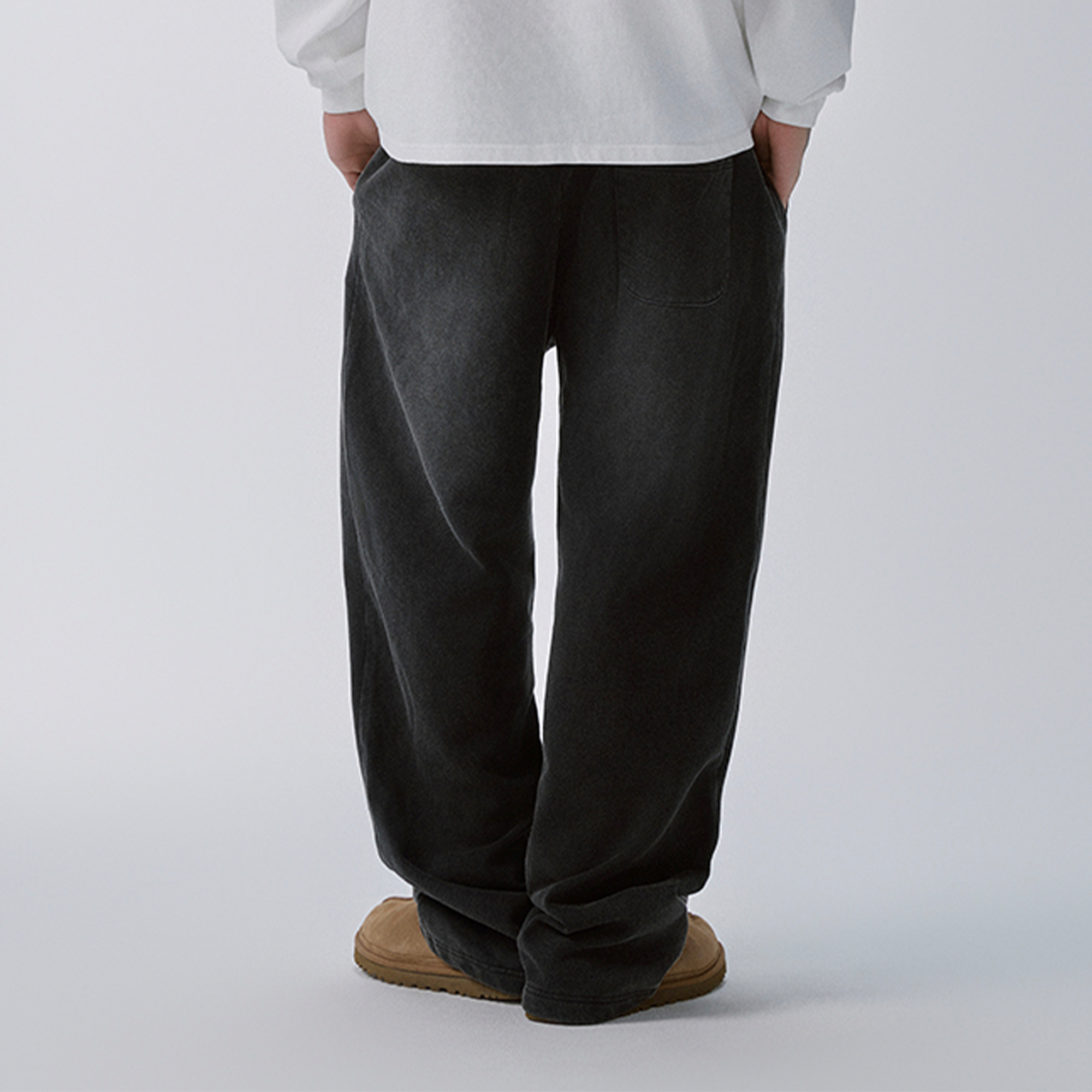 F2CE Washed Badge Graphic Drawstring Sweatpants