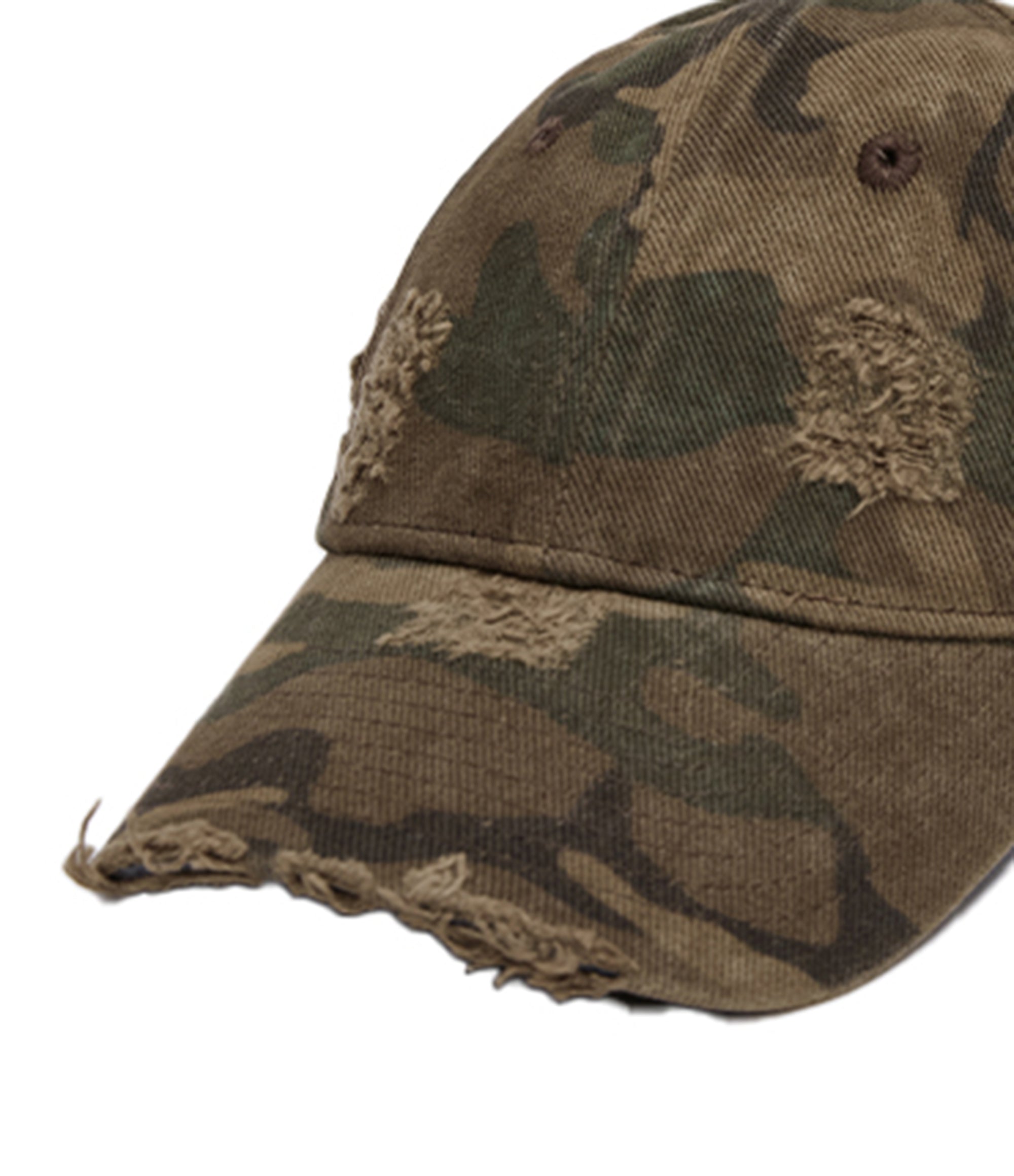 F2CE Camo Distressed Embroidery Logo Cap