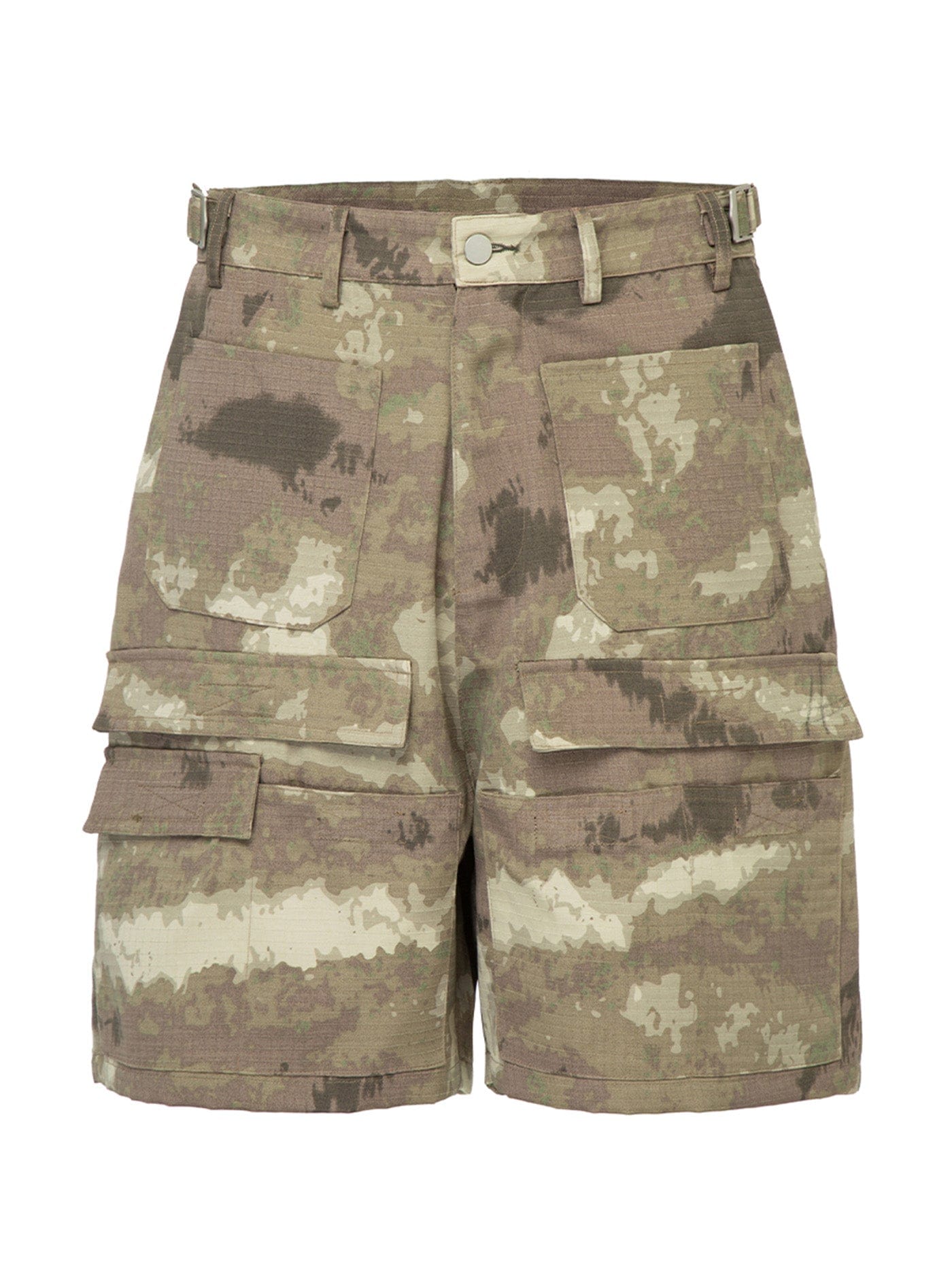 F2CE Retro Camo Multi Pocket Buckle Shorts, premium urban and streetwear designers apparel on PROJECTISR.com, F2CE