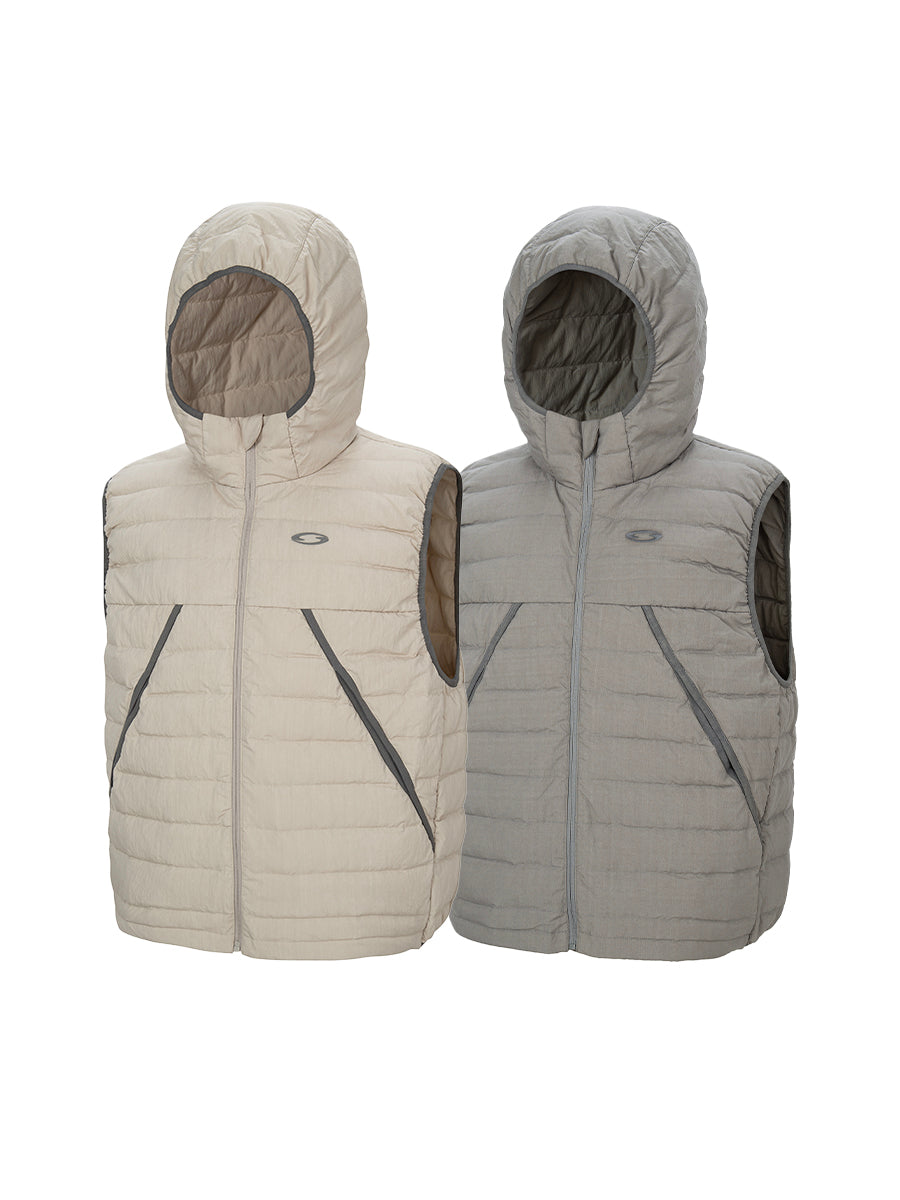 F2CE Structured Puffer Down Hooded Vest