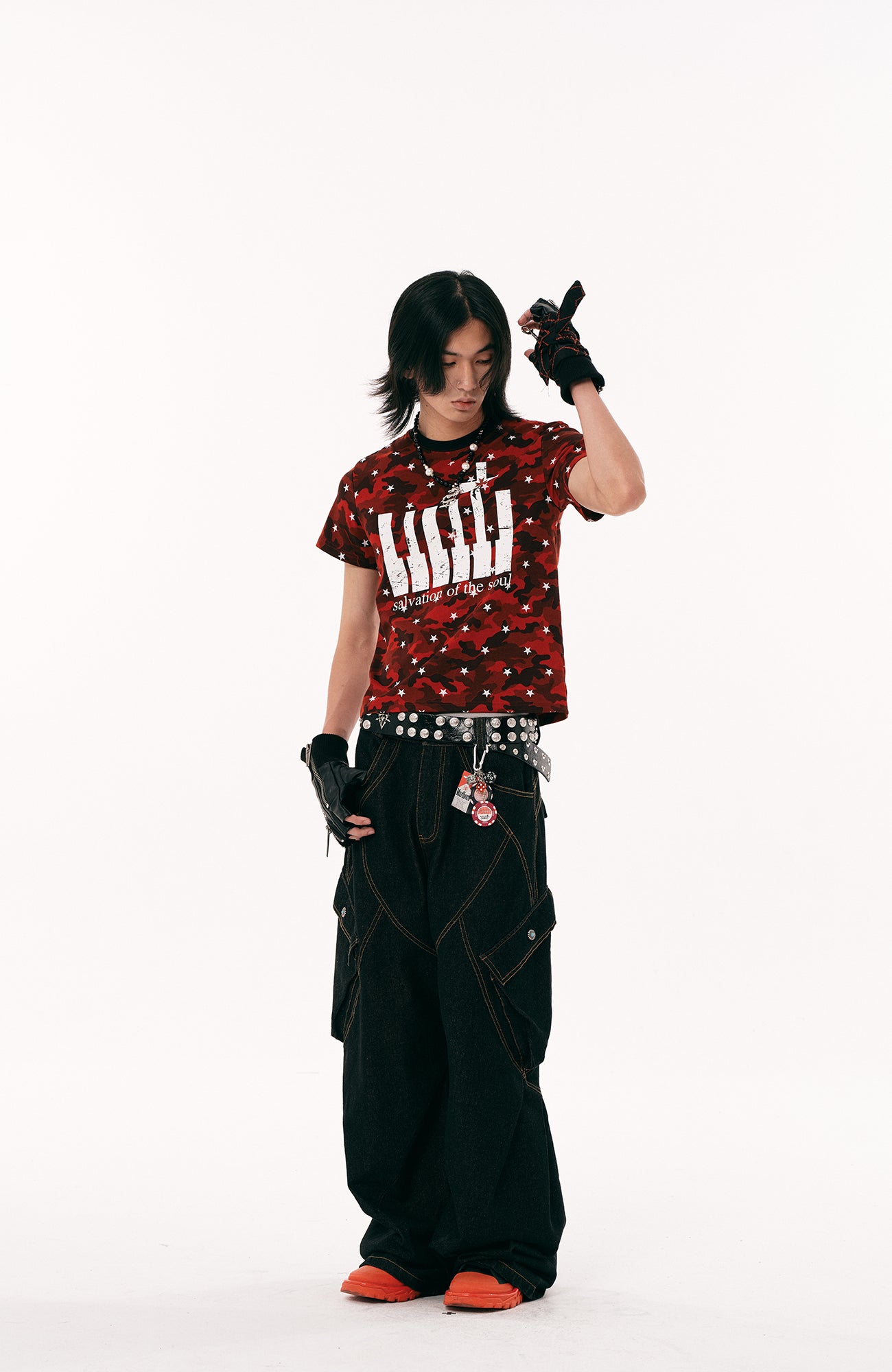PASET Star Camo Cross Graphic Tee