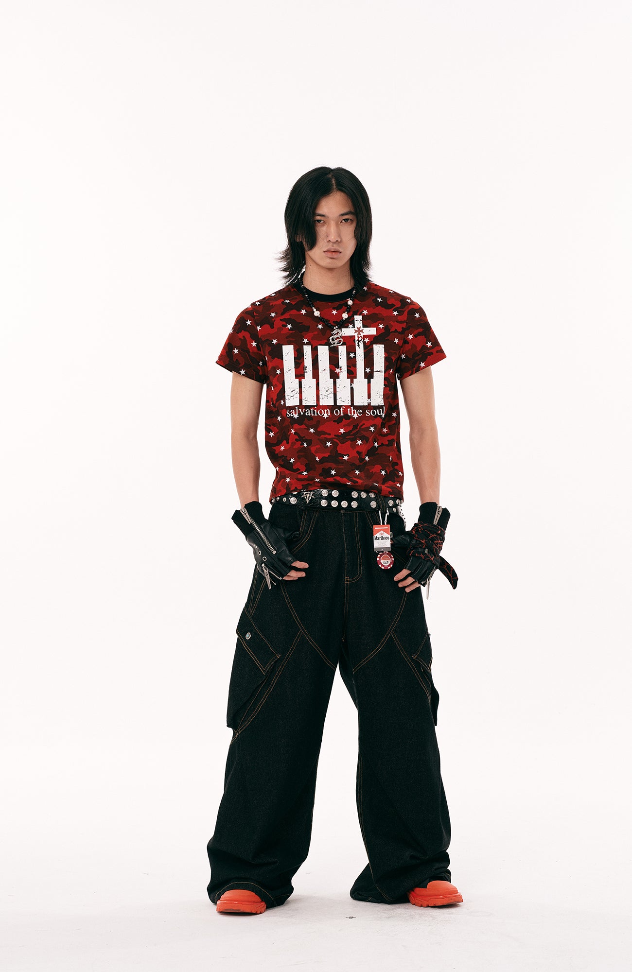 PASET Star Camo Cross Graphic Tee