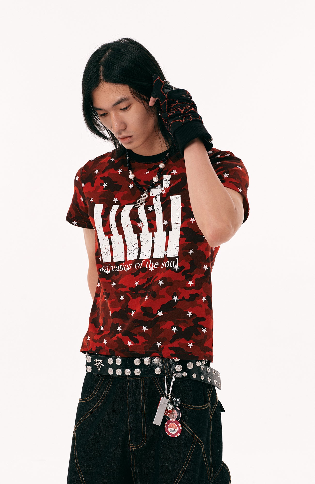 PASET Star Camo Cross Graphic Tee
