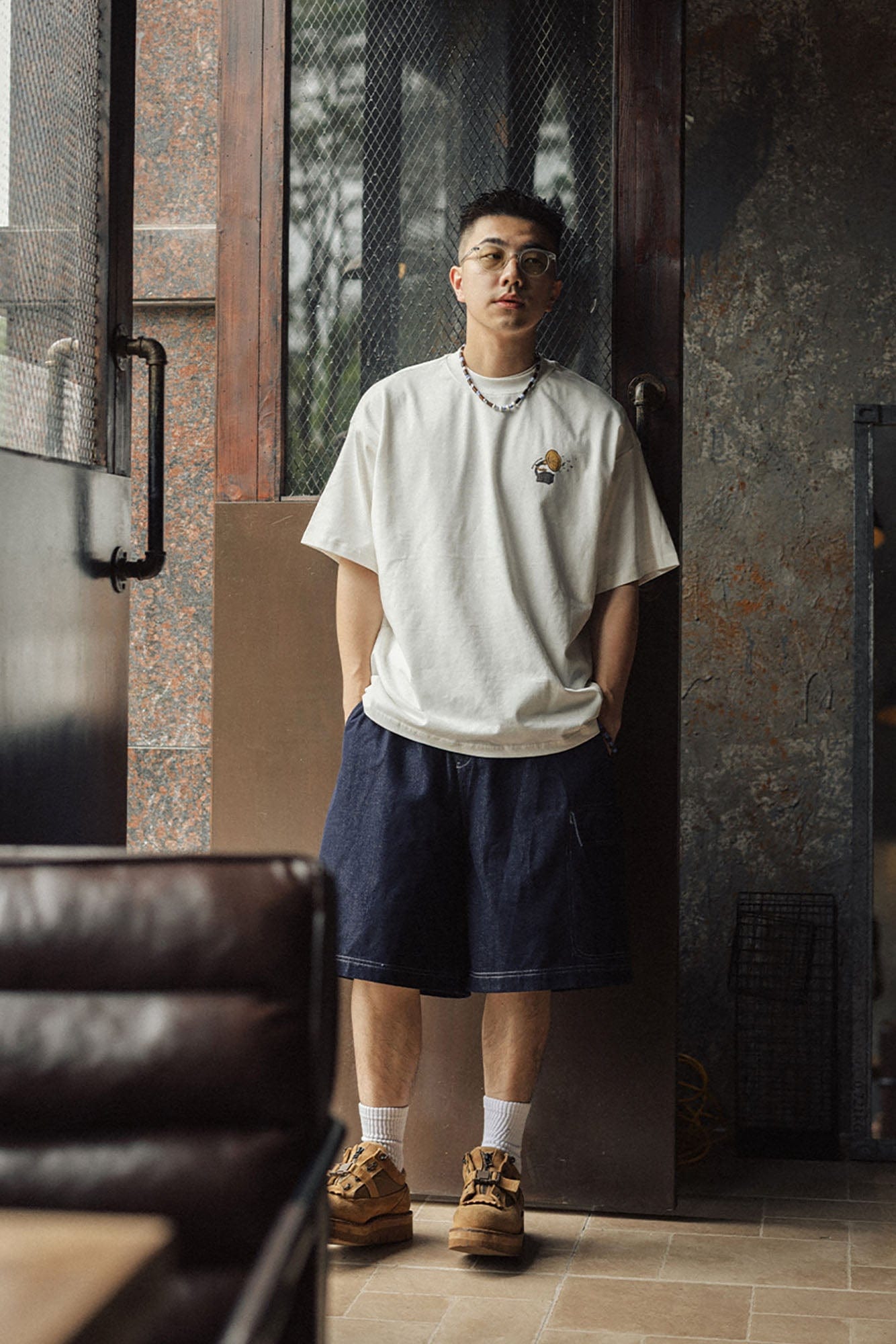 BANANA CLUB Gramophone Graphic Sorona Oversized T-Shirt