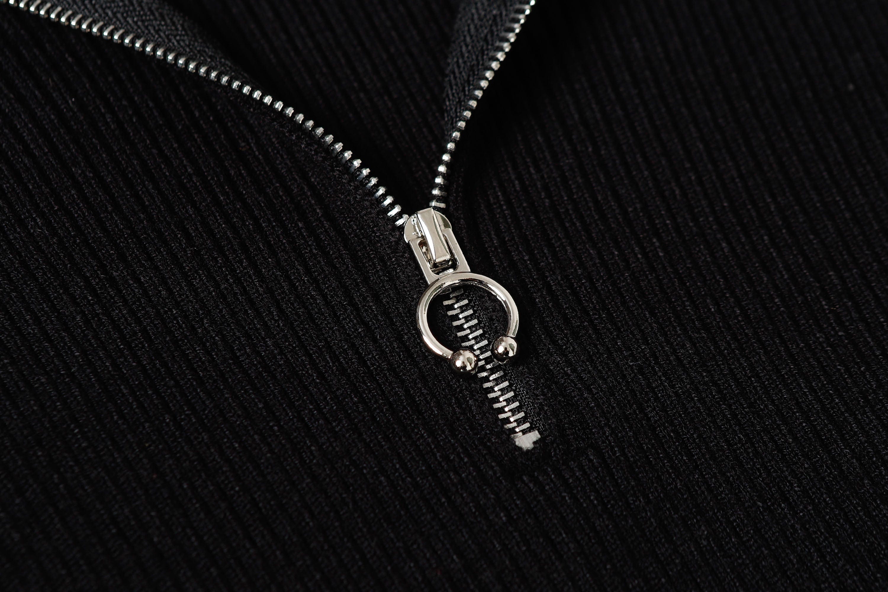 CLP Raglan Half-Zip Ribbed Slim Sweater, premium urban and streetwear designers apparel on PROJECTISR.com, CLP