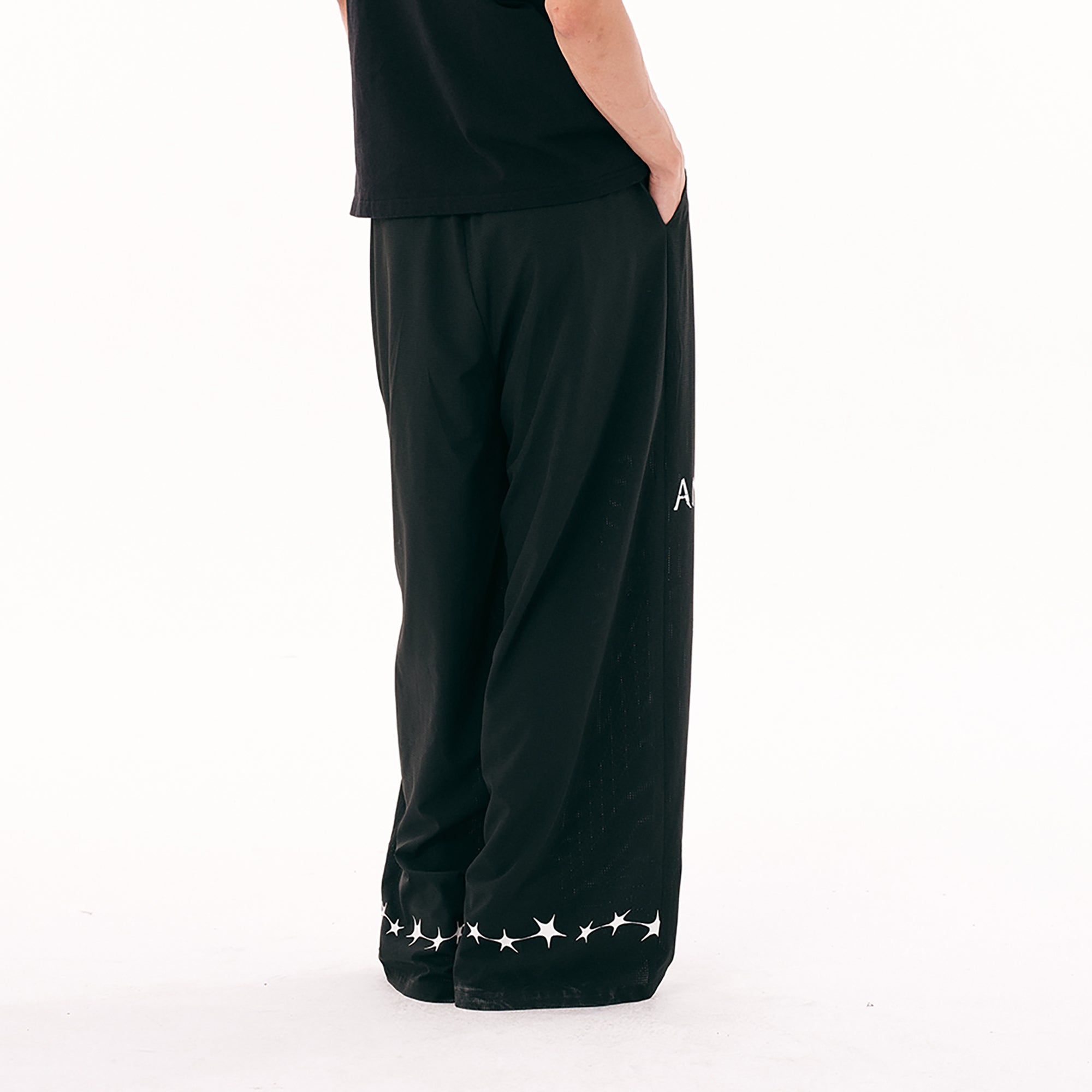 PASET Star Graphic Wide-Leg Pants