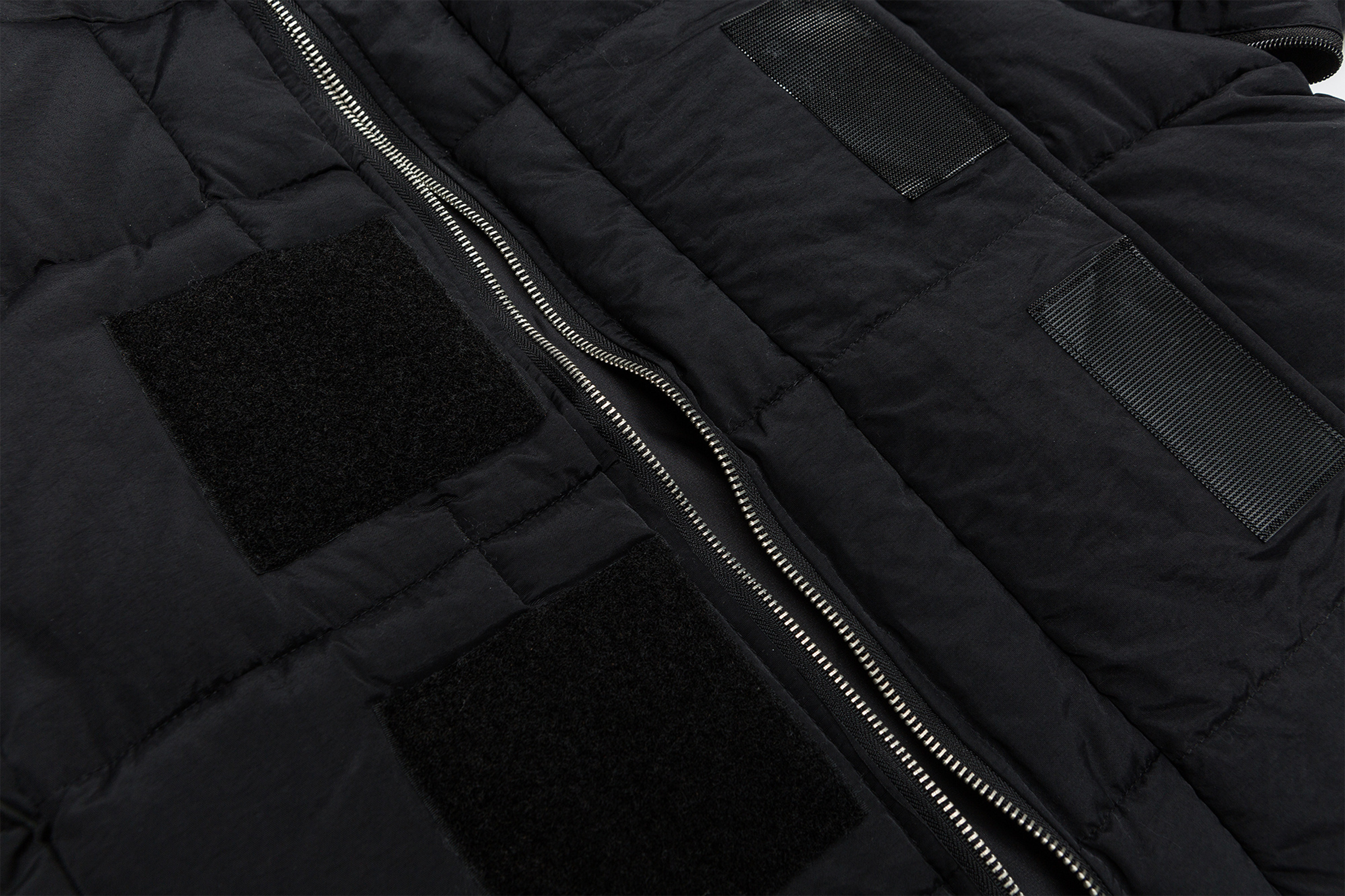 ME DA IGUAL Detachable Sleeve Stand-Collar Quilted Jacket