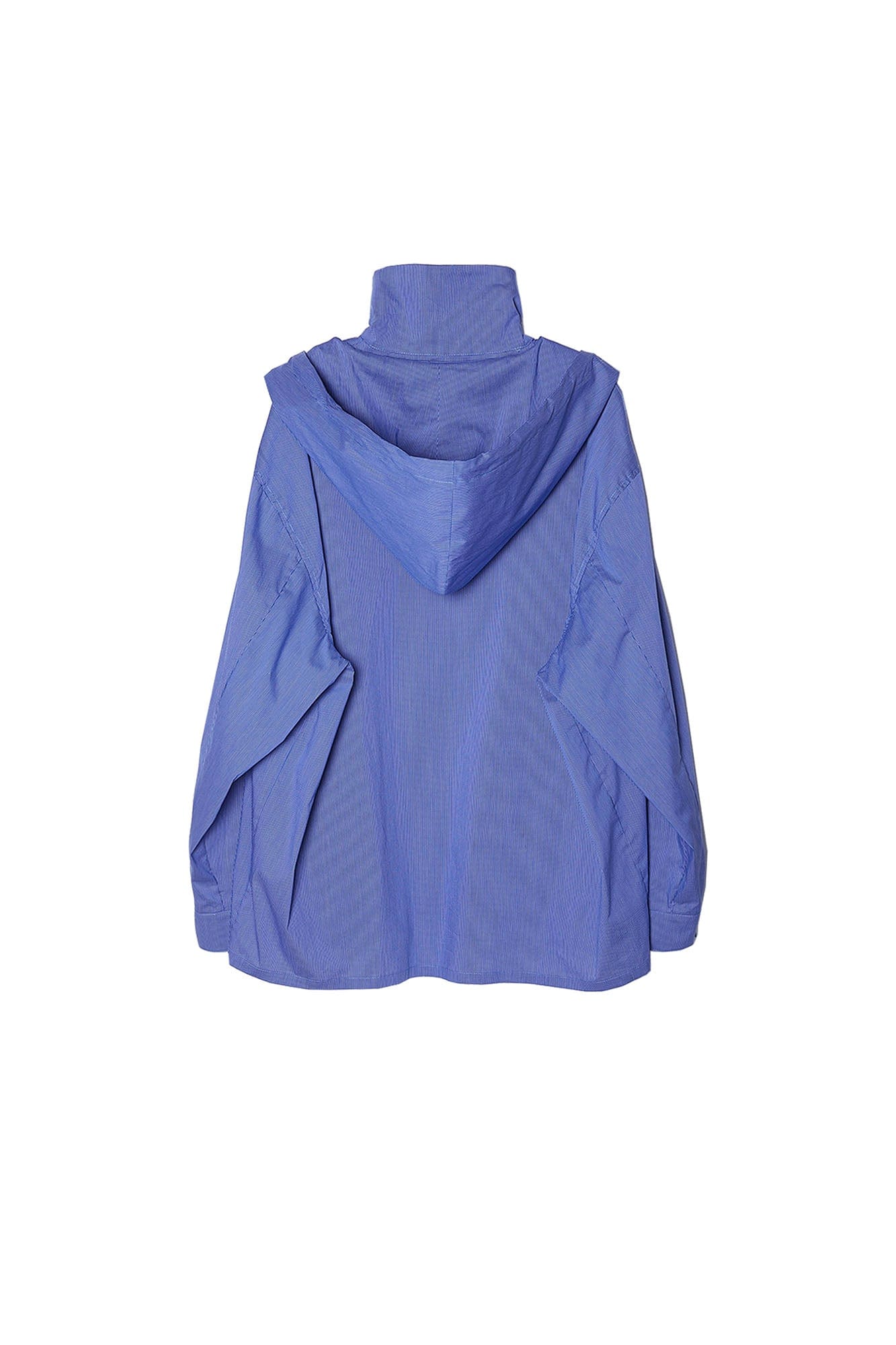 ASSEEN Deconstructed Layered Placket Oversized Hood Shirt, premium urban and streetwear designers apparel on PROJECTISR.com, ASSEEN