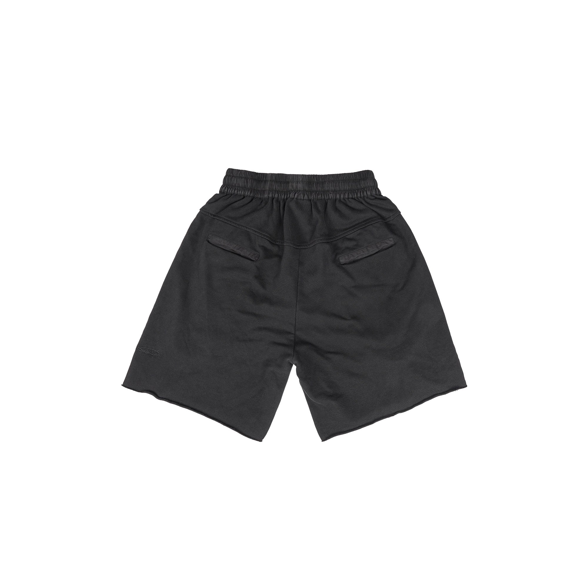 UNDERWATER Raw Edge Hem Sweat Shorts