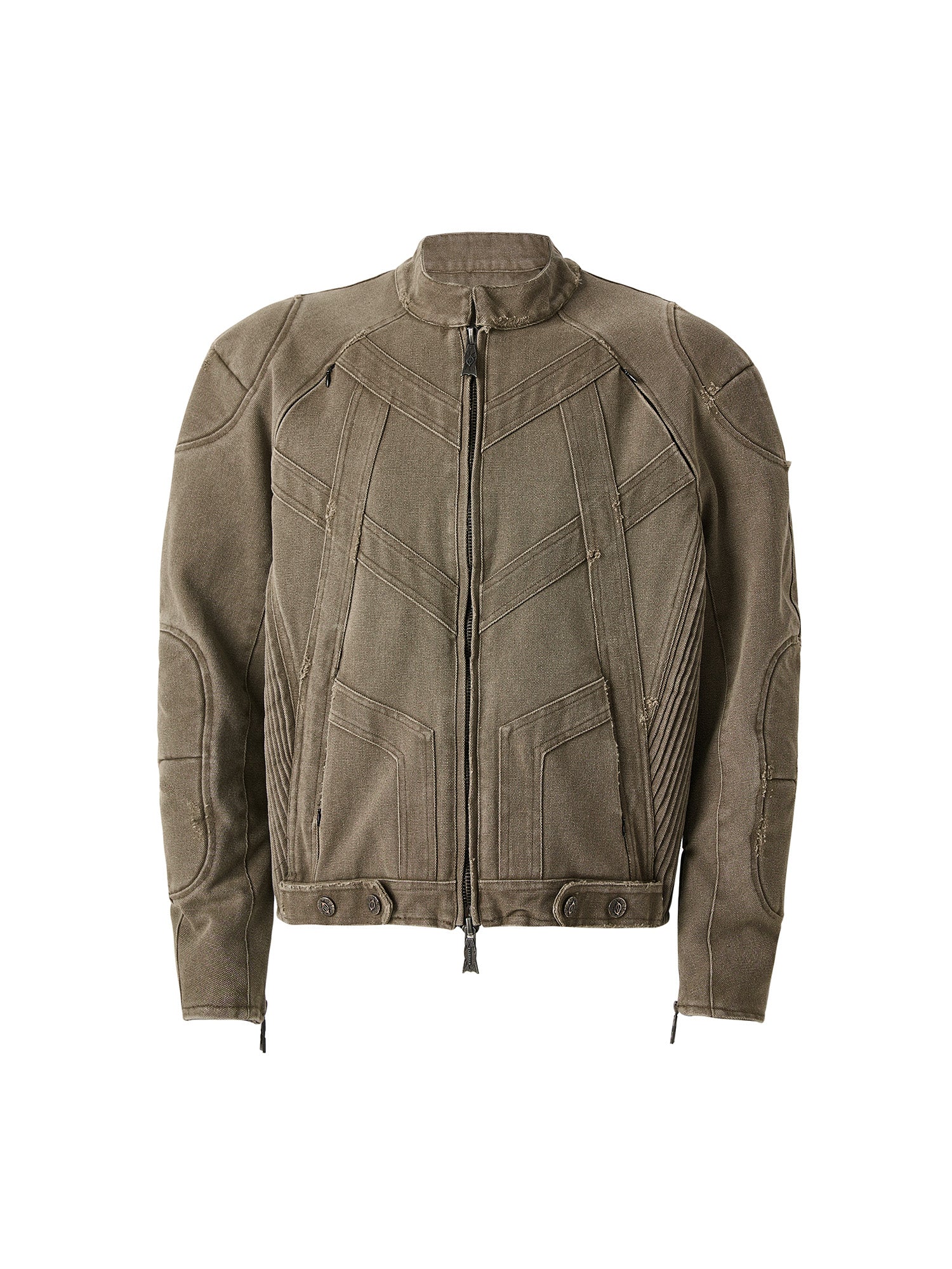 FLYERRER Panel Armor Moto Canvas Jacket, premium urban and streetwear designers apparel on PROJECTISR.com, FLYERRER