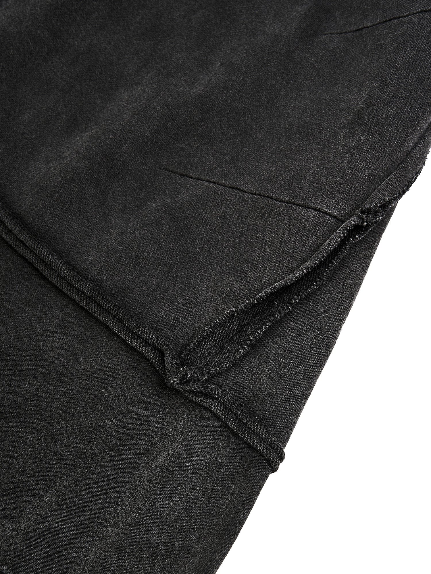 FLYERRER Washed Double-Waist Bullet Rivet Baggy Sweatpants, premium urban and streetwear designers apparel on PROJECTISR.com, FLYERRER