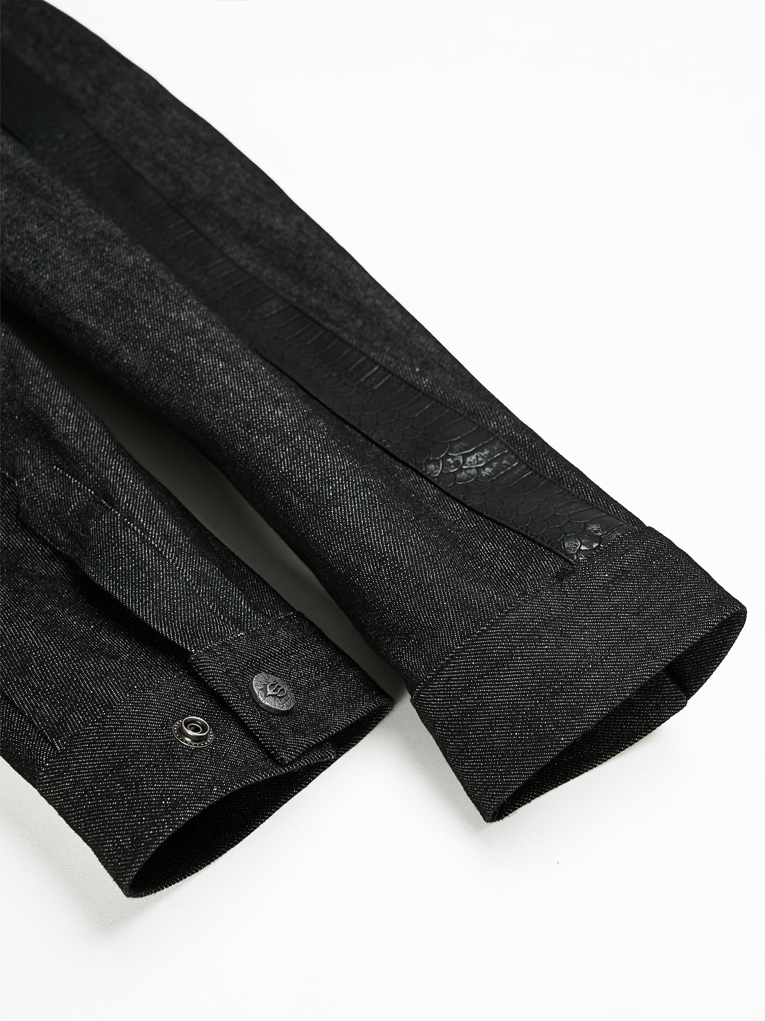 FLYERRER Serpent Cropped Raw Denim Jacket, premium urban and streetwear designers apparel on PROJECTISR.com, FLYERRER