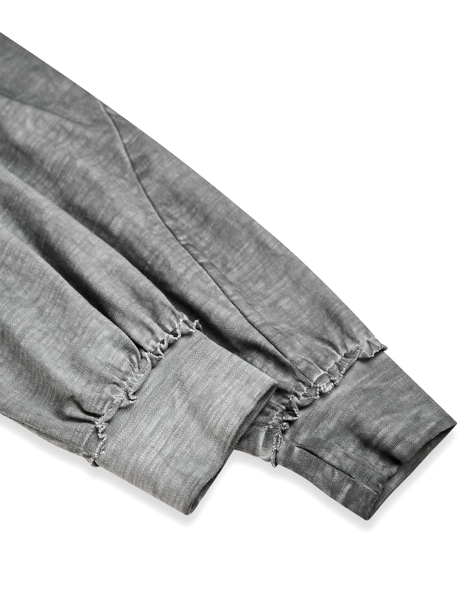 FLYERRER Distressed Layered Drawstring Hooded Jacket, premium urban and streetwear designers apparel on PROJECTISR.com, FLYERRER