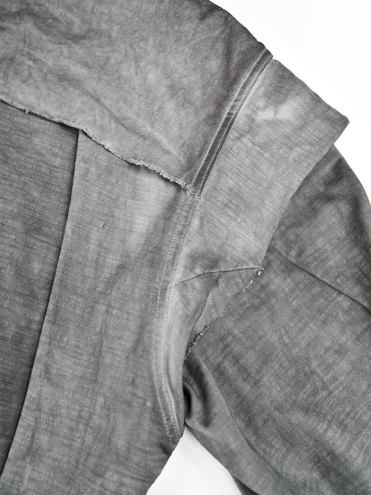 FLYERRER Distressed Layered Drawstring Hooded Jacket, premium urban and streetwear designers apparel on PROJECTISR.com, FLYERRER
