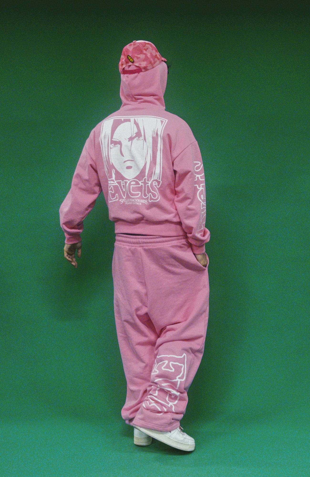 EVETS Anime Graphic Zip-Up Hoodie, premium urban and streetwear designers apparel on PROJECTISR.com, EVETS