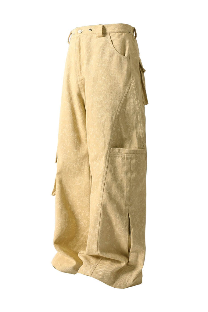 RELABEL Multi-Pocket Deconstructed Cargo Pants, premium urban and streetwear designers apparel on PROJECTISR.com, RELABEL