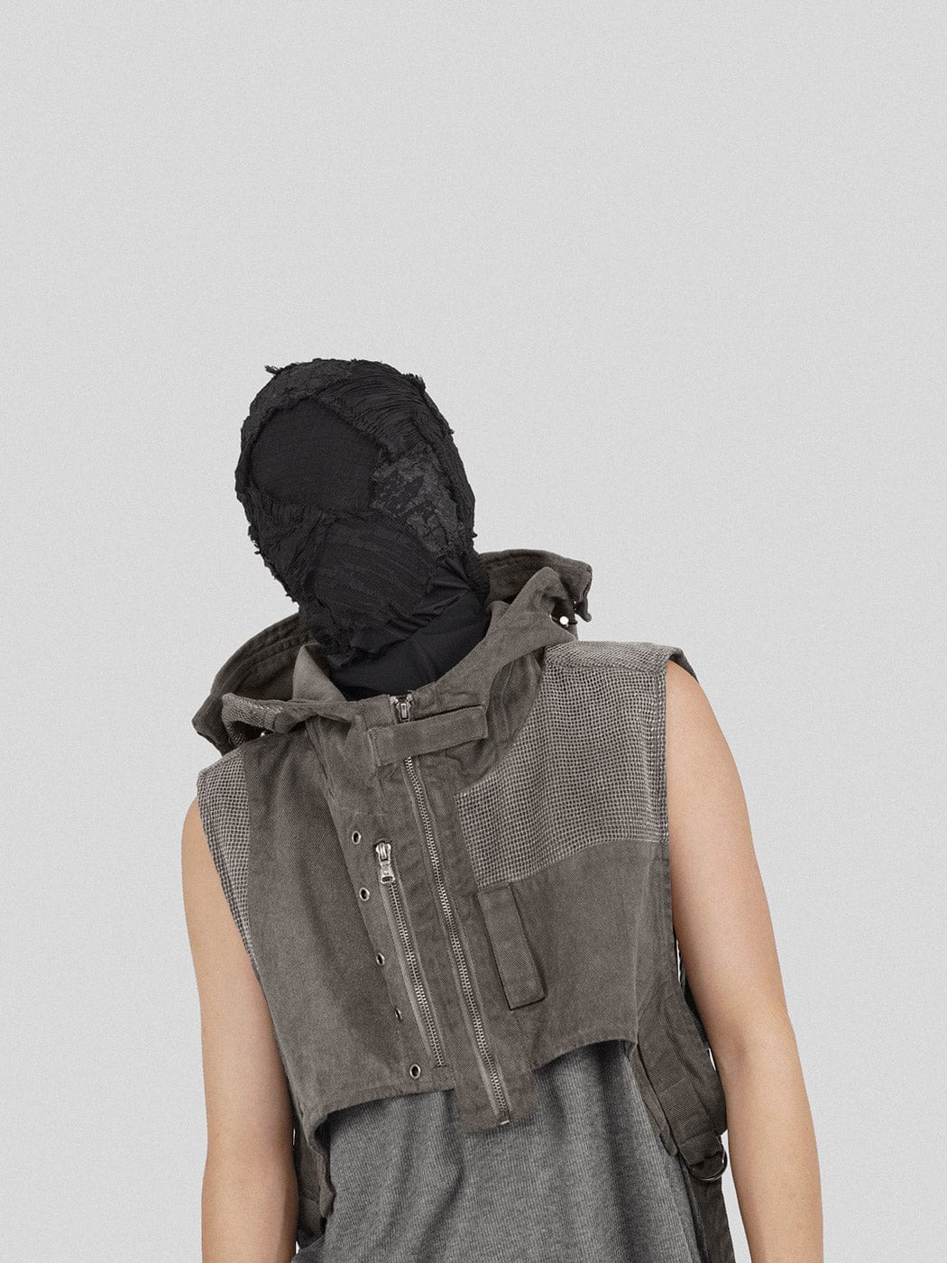 UNDERWATER Scavenger Hooded Vest, premium urban and streetwear designers apparel on PROJECTISR.com, UNDERWATER