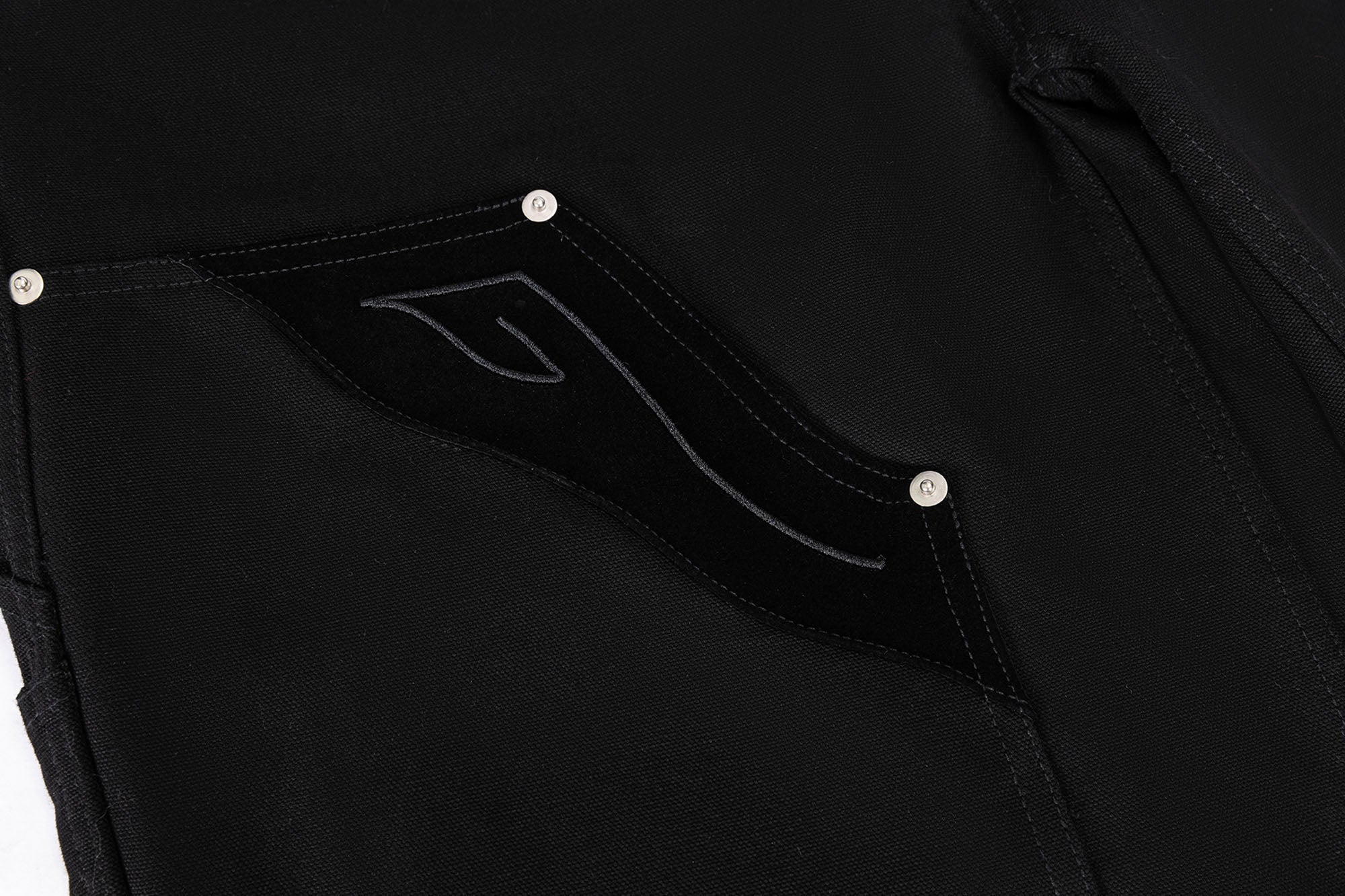 ESAIAS Rune Embroidered Velvet Panel Pants, premium urban and streetwear designers apparel on PROJECTISR.com, ESAIAS