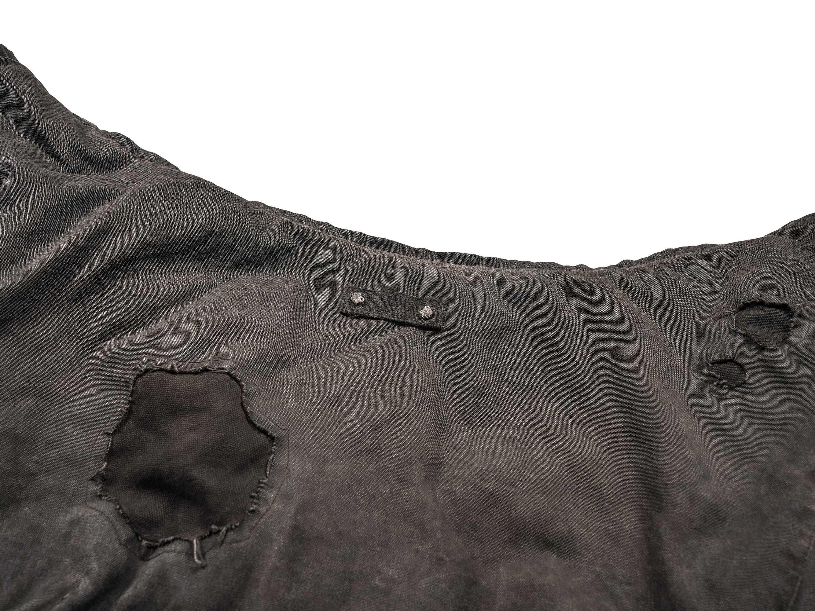 UNDERWATER Distressed Wanderer Crescent Bag, premium urban and streetwear designers apparel on PROJECTISR.com, UNDERWATER