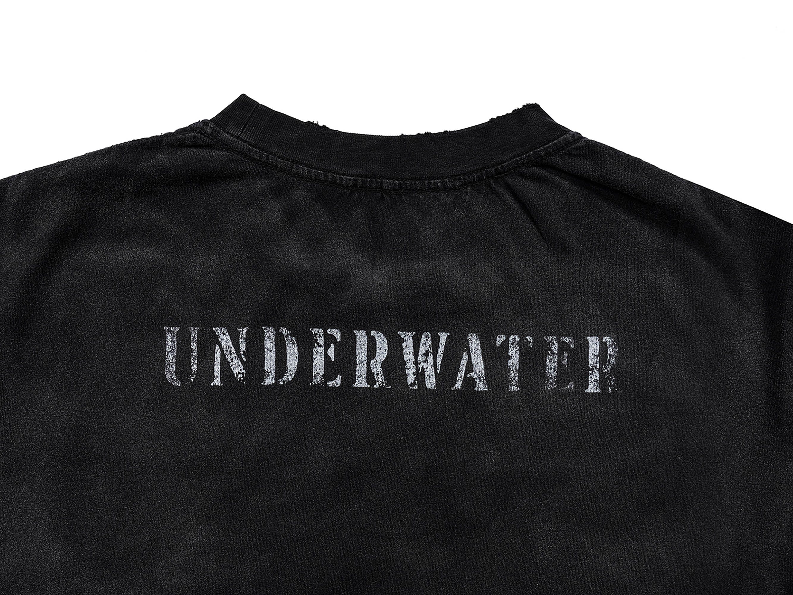 UNDERWATER Faded Curse Pocket T-Shirt